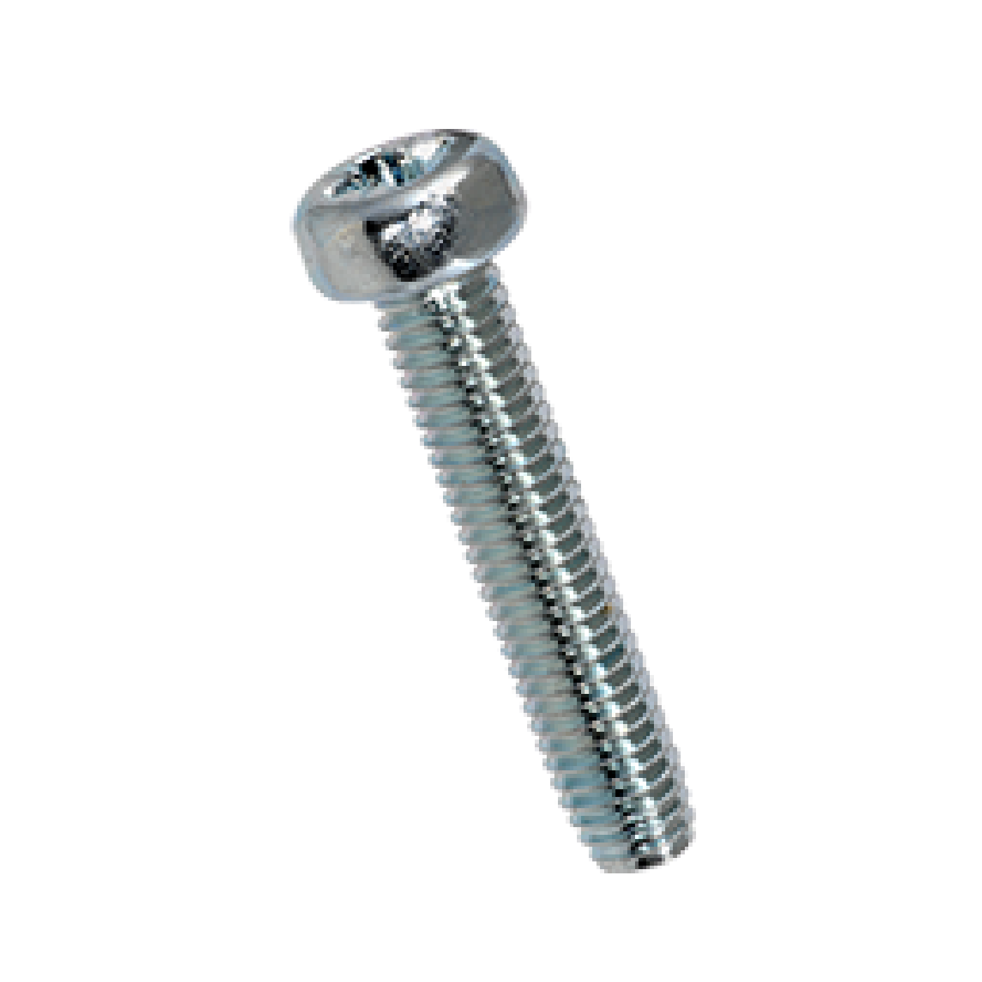 Gewindefurchende Zylinderschrauben, M2.5 x 16mm, mit metrischem Gewinde und Kreuzschlitz Pozidriv Fo