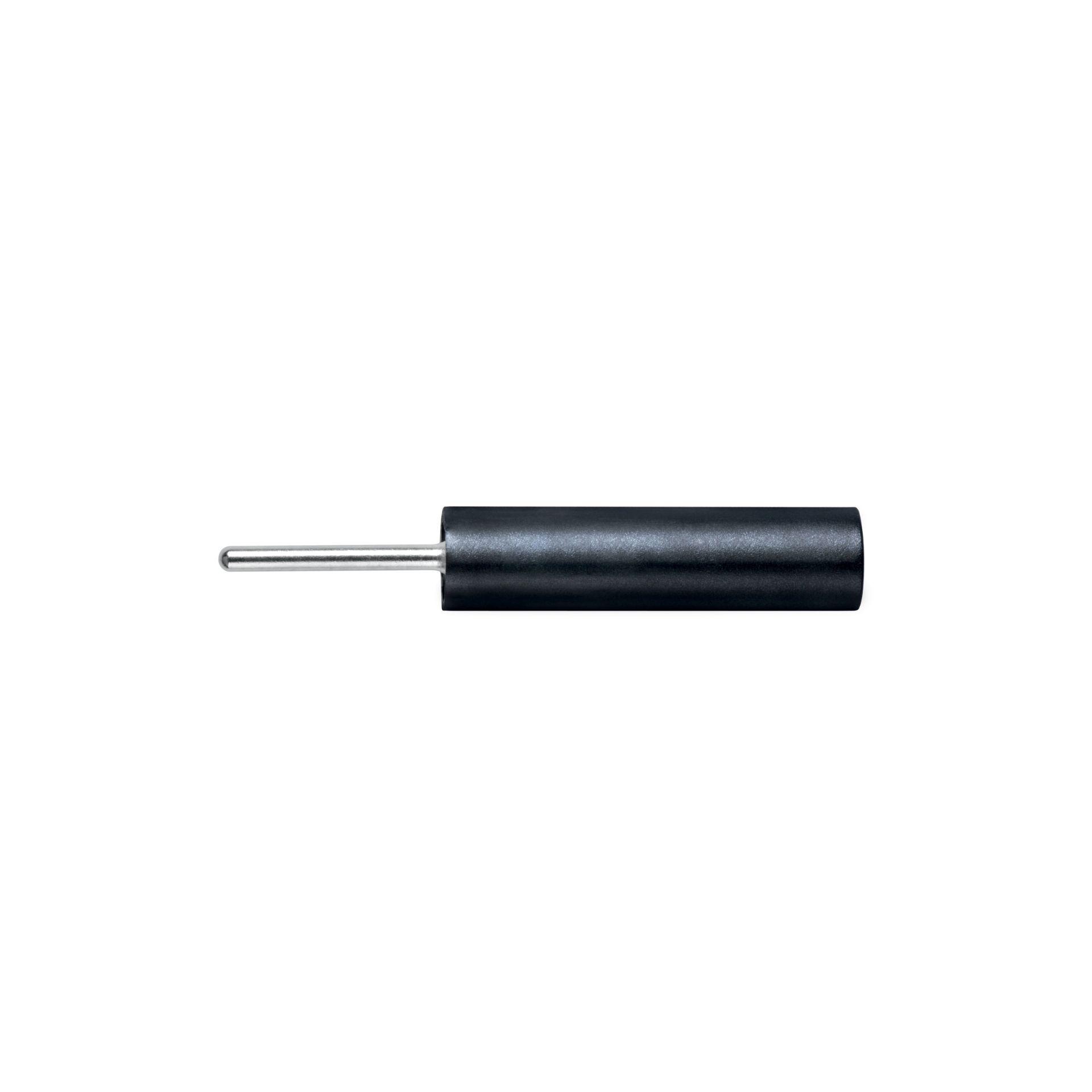 Laboratory socket ø 4mm, pin length 13.5mm, black