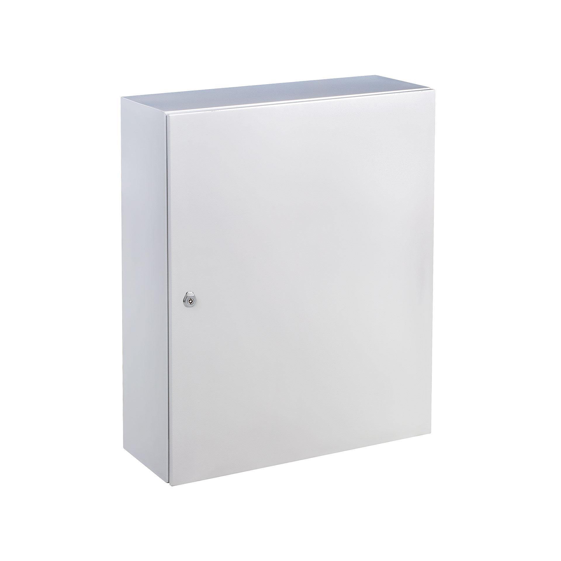 Wall-mounted enclosure IP66, RAL 7035, WxHxD 800x1200x300mm, without mounting plate