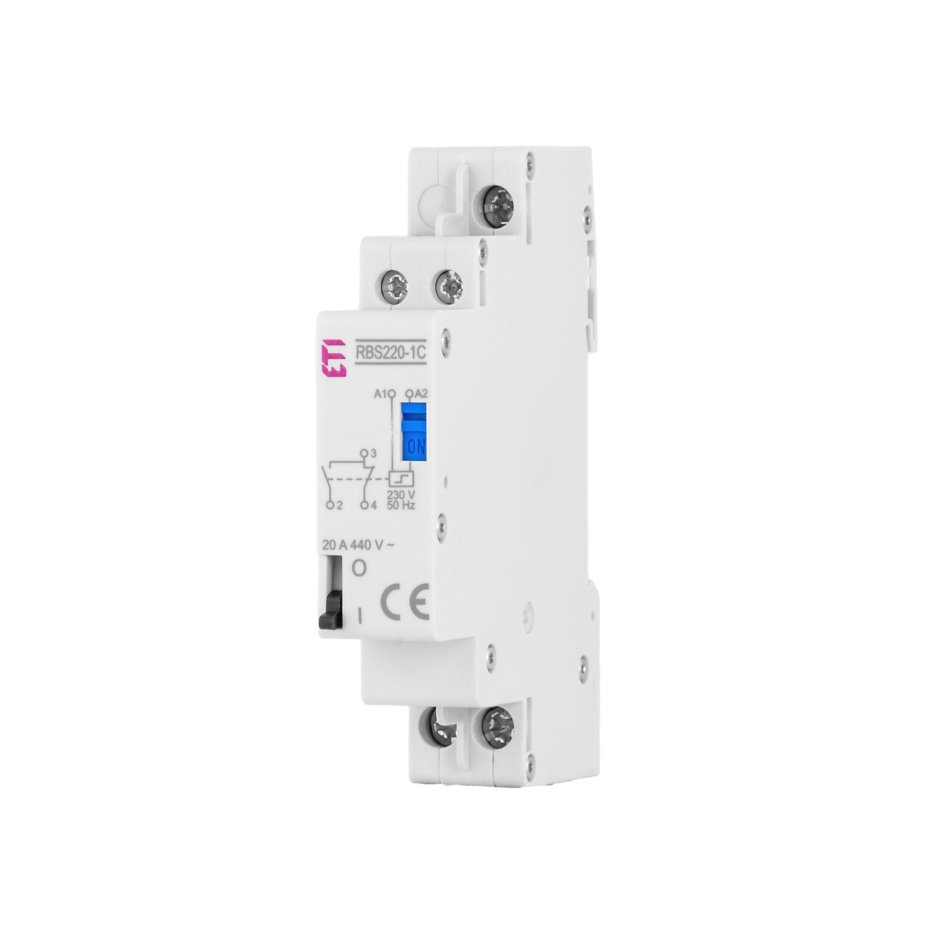 Step switch 1C/1S+1Ö, rated switching current 20A