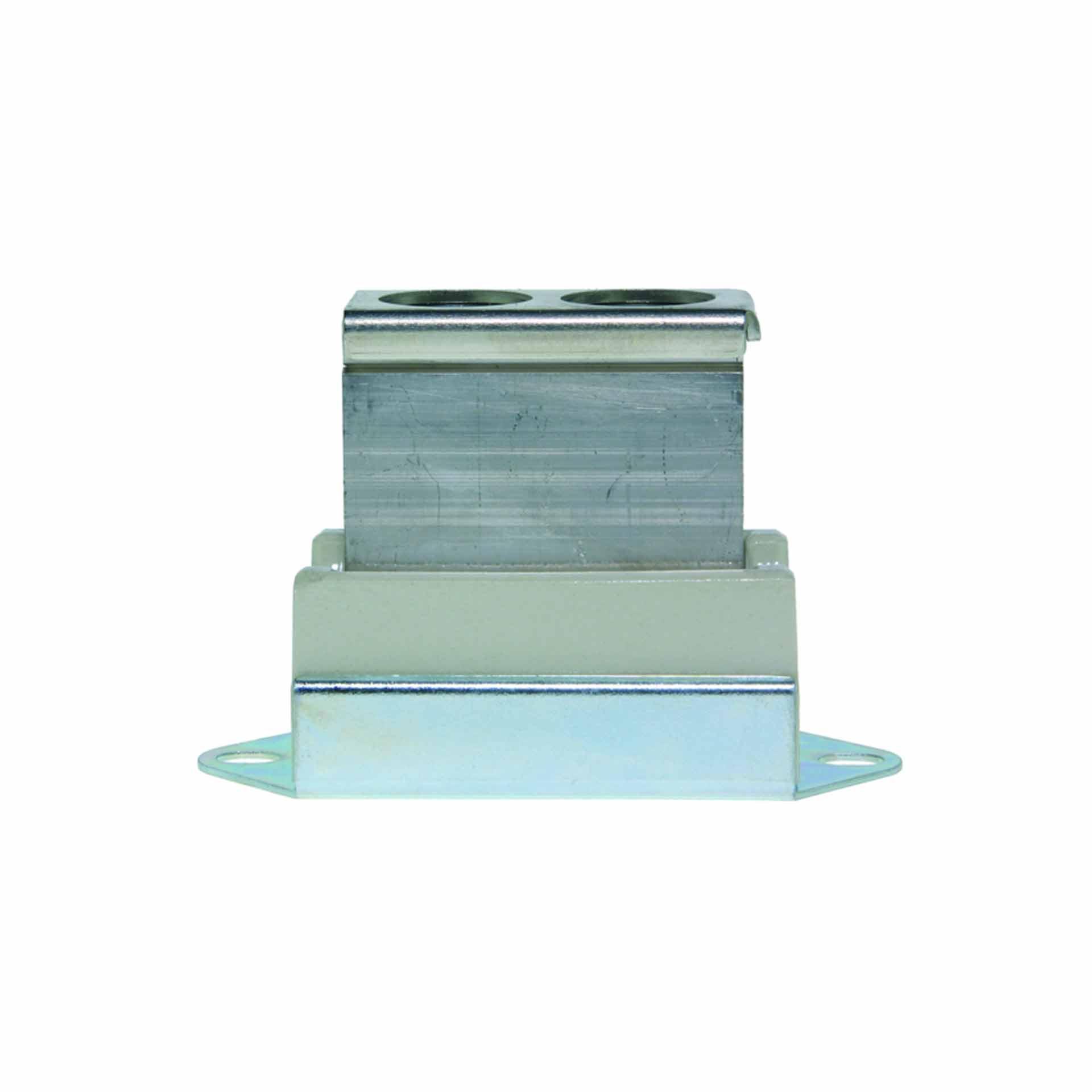 Branch terminal steatite base 120mm², 2-conductor, green-yellow