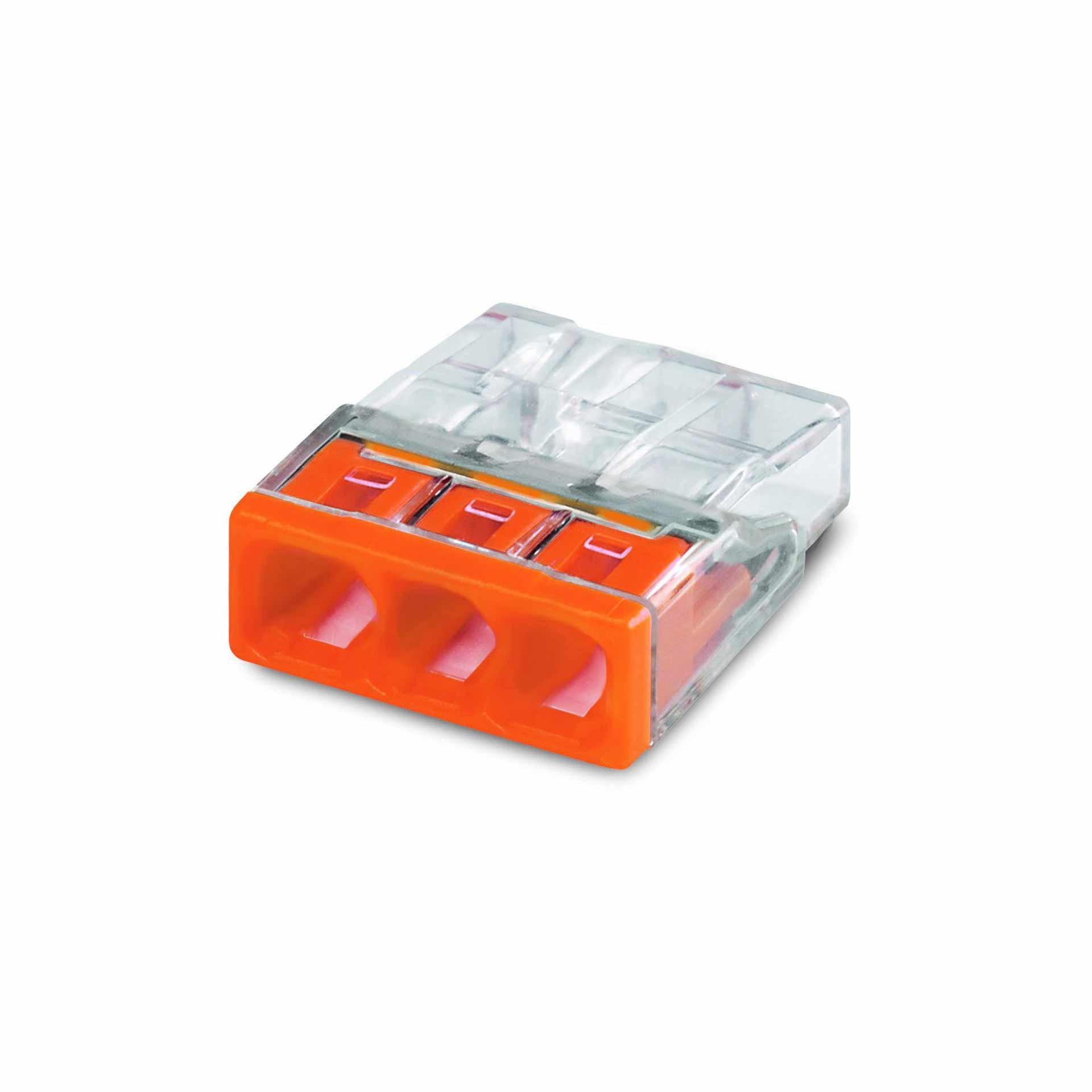 WAGO 2273-203 / 3-wire / junction box terminal 0.5-2.5 mm²