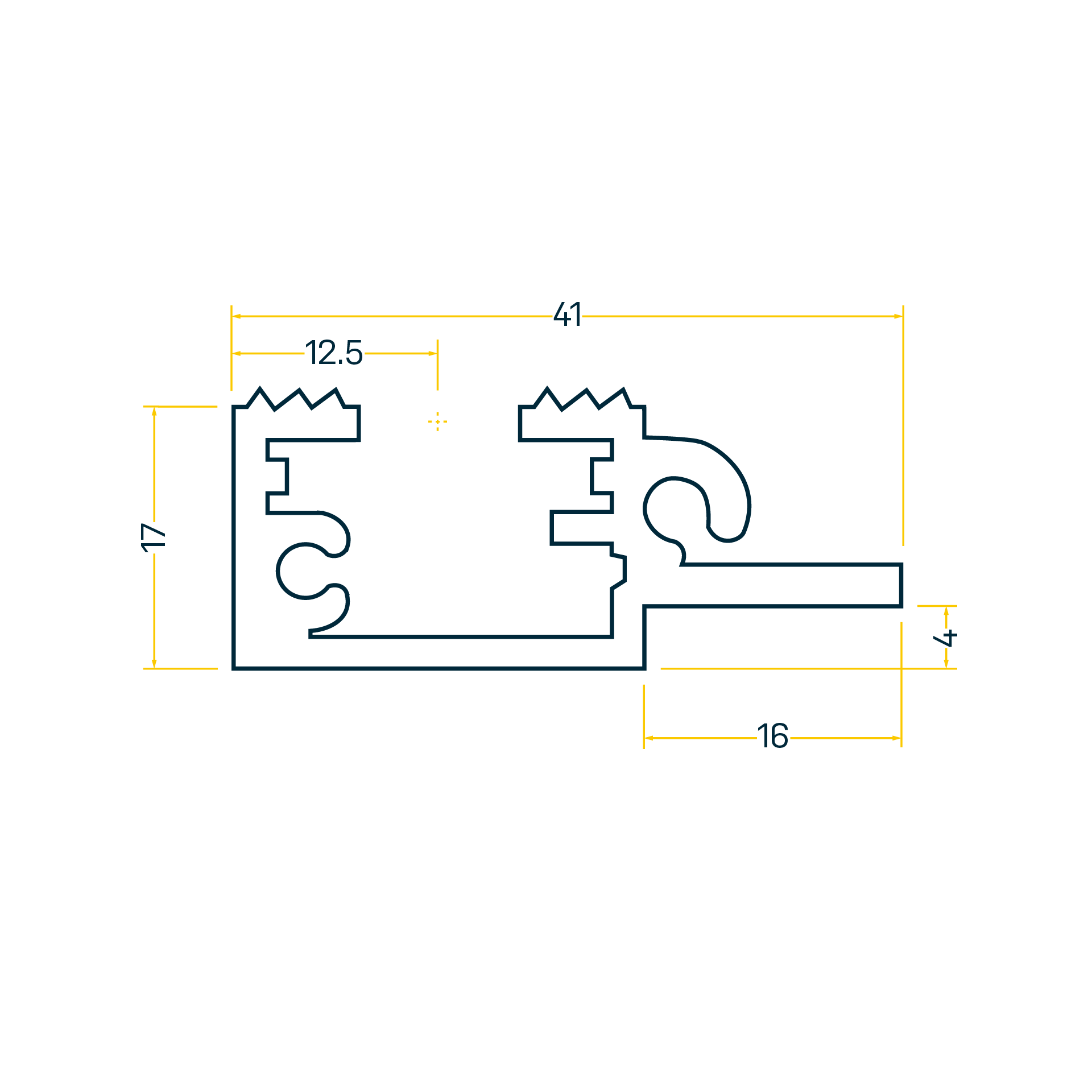 SP 41.0 Profil à assembler