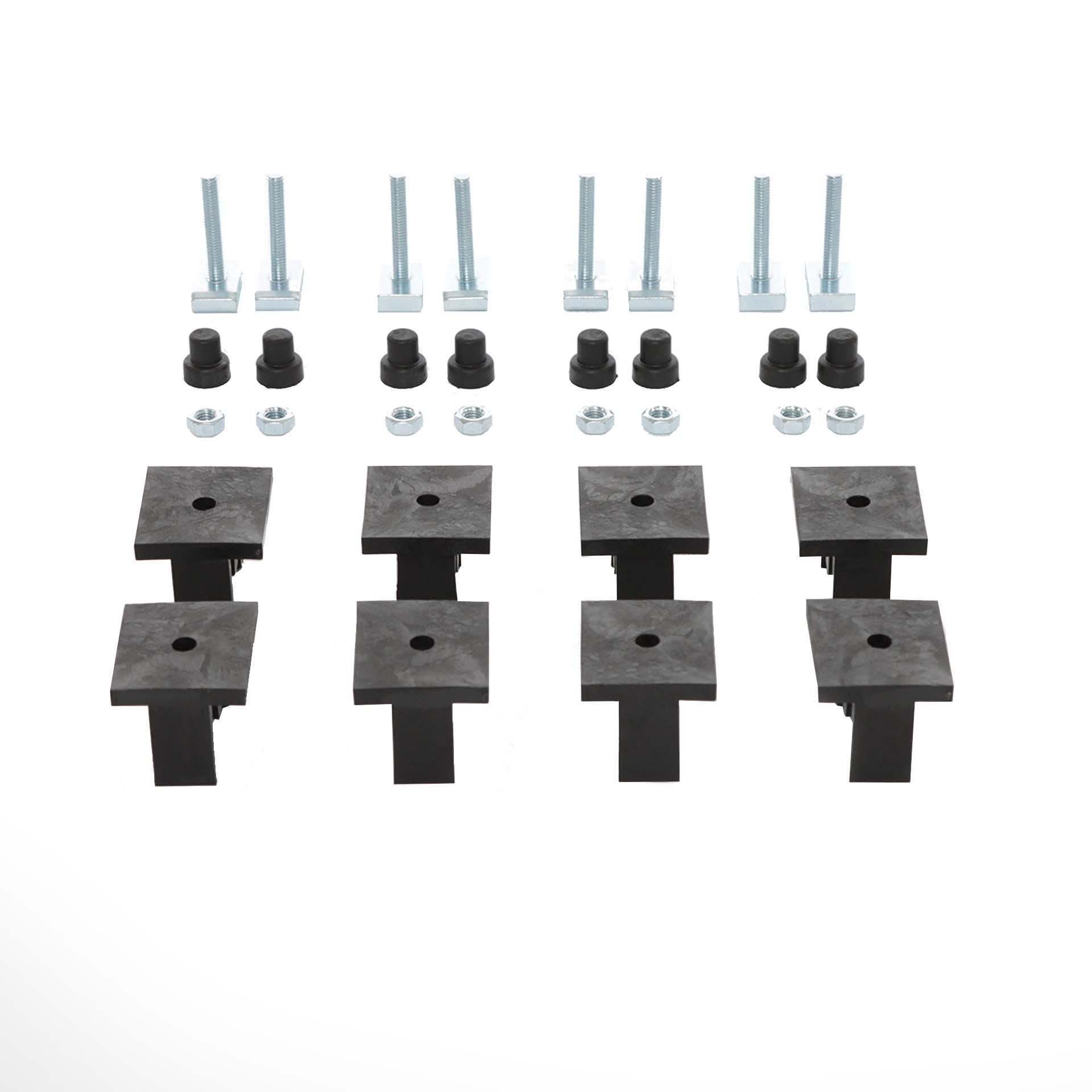 Entretoise isolée « Forme T » FLT pour canal d'isolation FLT, set de 8 pcs.