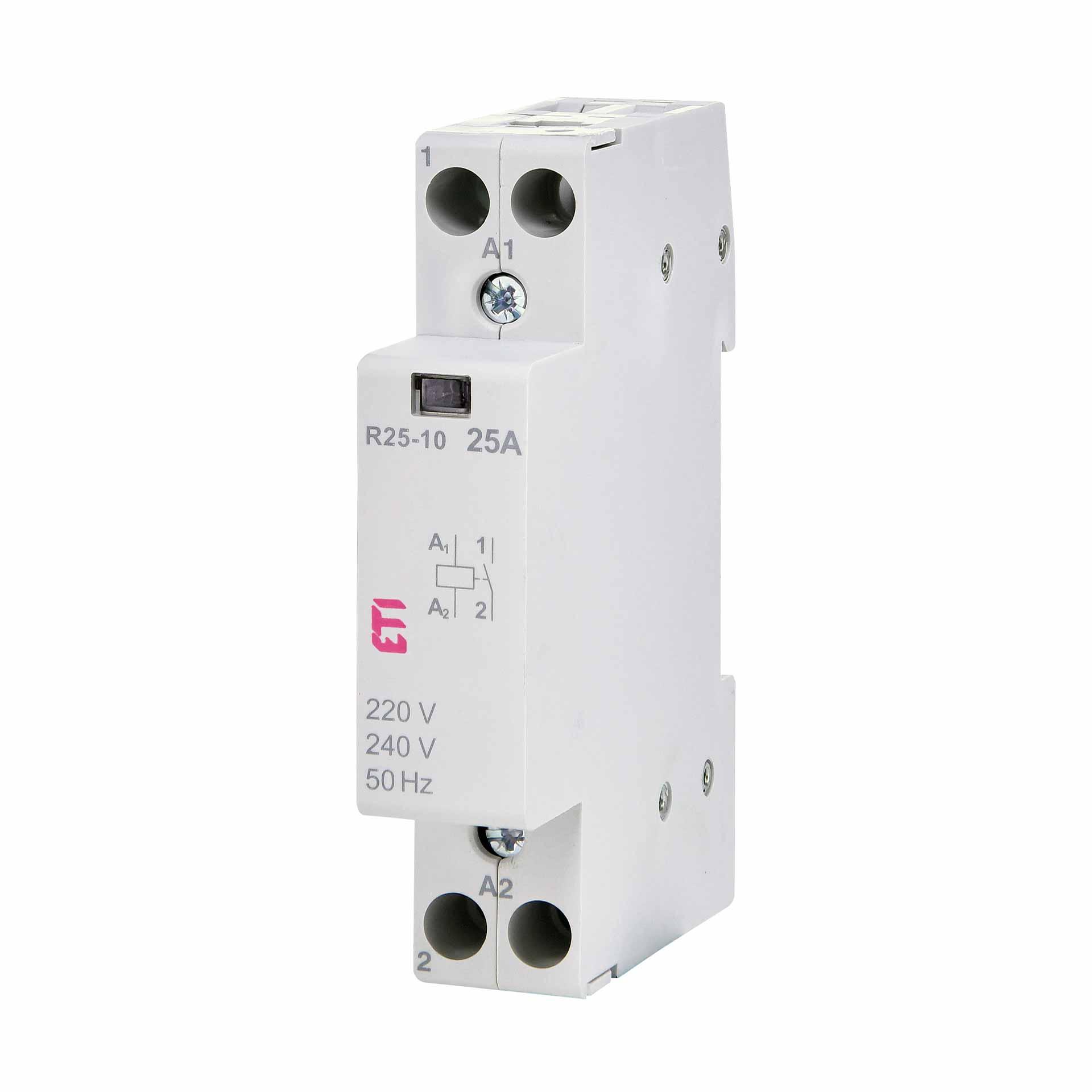 Installation contactor 1-pole, 25A, (AC1, 400V), R25-10 230V AC