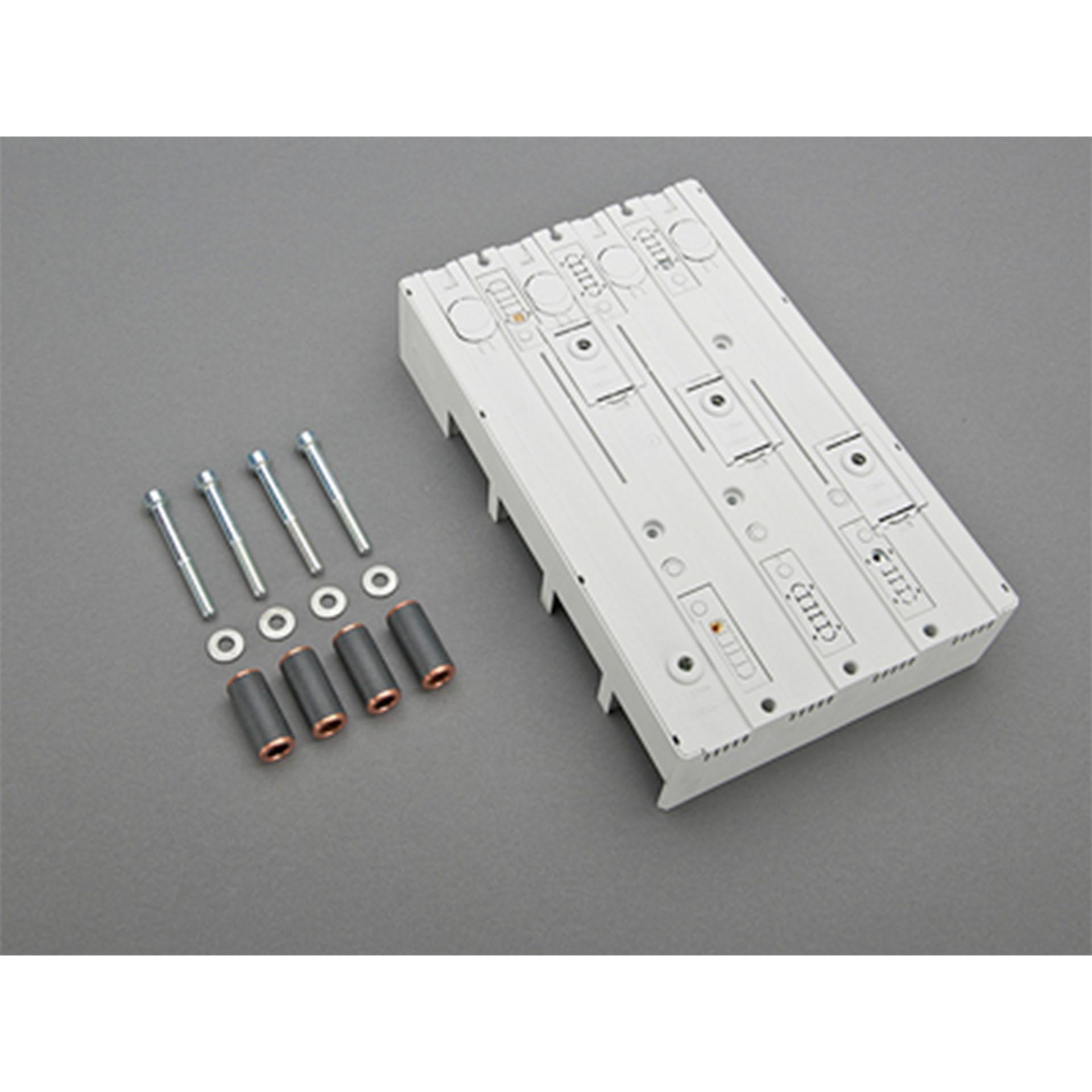 4P Adaptateur pour jeux de barres 500A,connection inclus par le haut, 185x300mm
