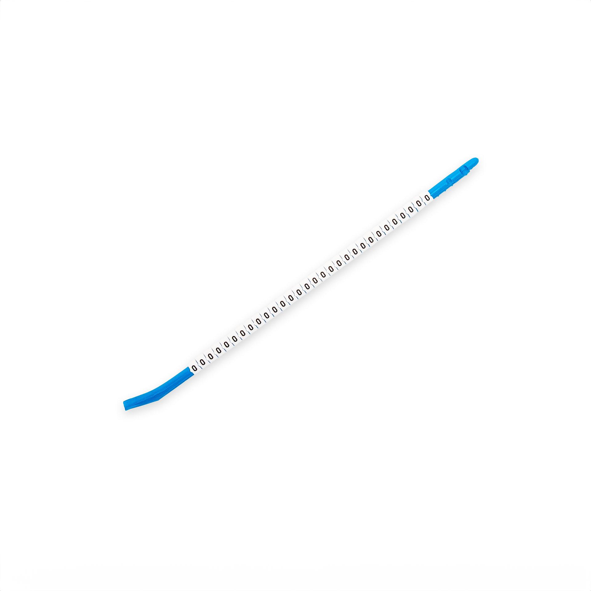 Markiertüllen "0", 4 - 6mm2, weiss, VPE à 300 Stück