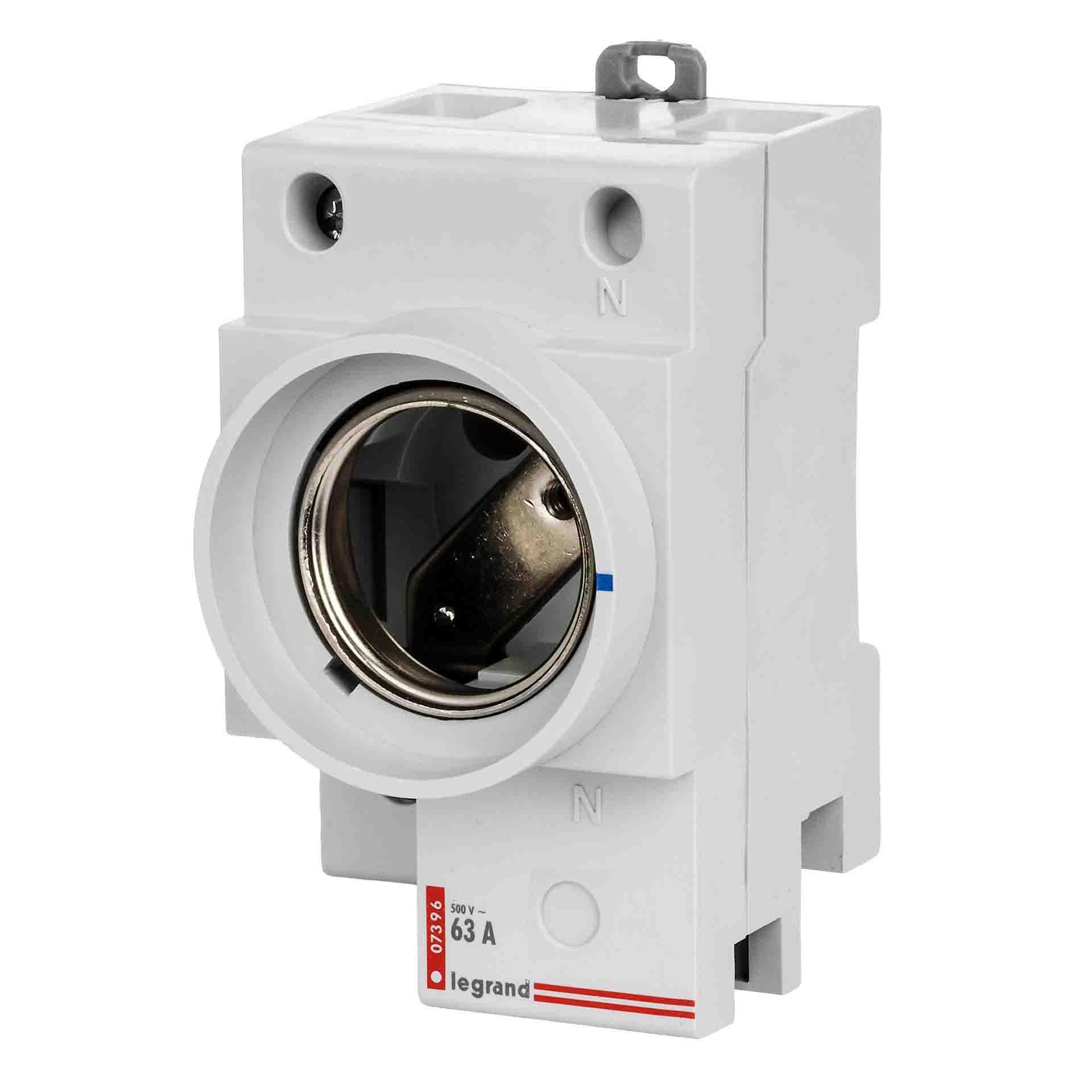 Einbausicherungselement Diazed DIII 1L 63A rund