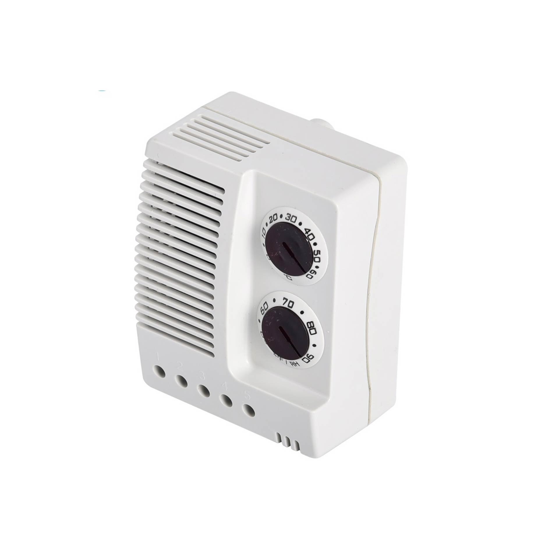 Hygrotherm with adjustable temperature and relative humidity, IP20