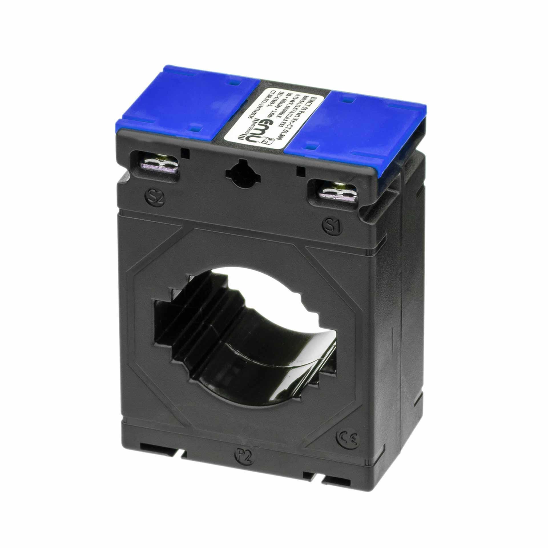 Transformateur de courant EMCT 51 | 800A, 20.0VA, classe 0.5, 50 x 10 mm / Ø41mm