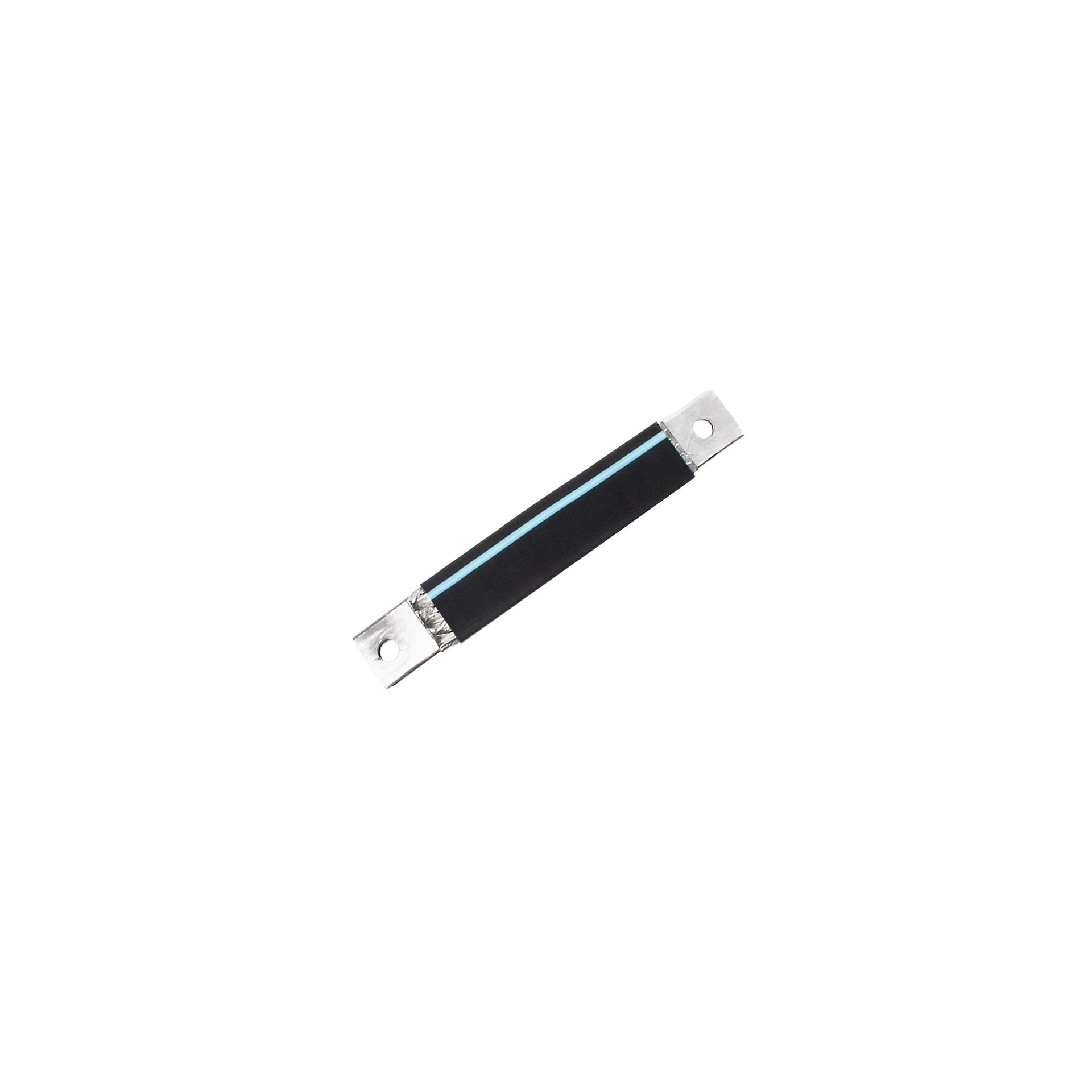 Insulated connection lug made of tinned copper braid "L:330mm" 240mm2, 630A, 2x M12, halogen-free