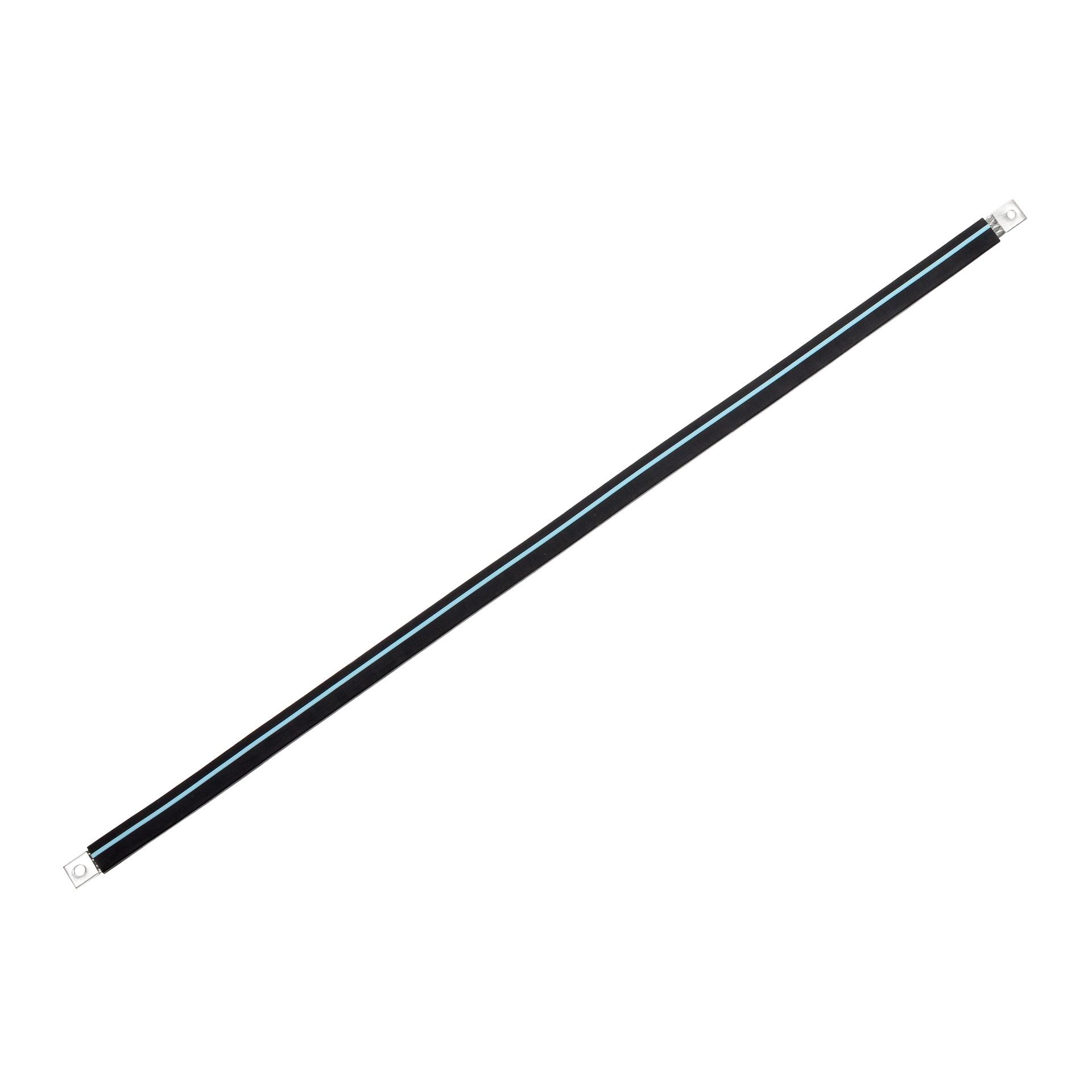 Insulated connection lug made of tinned copper braid "L:1030mm" 85mm², 315A, M8 & M10, halogen-free