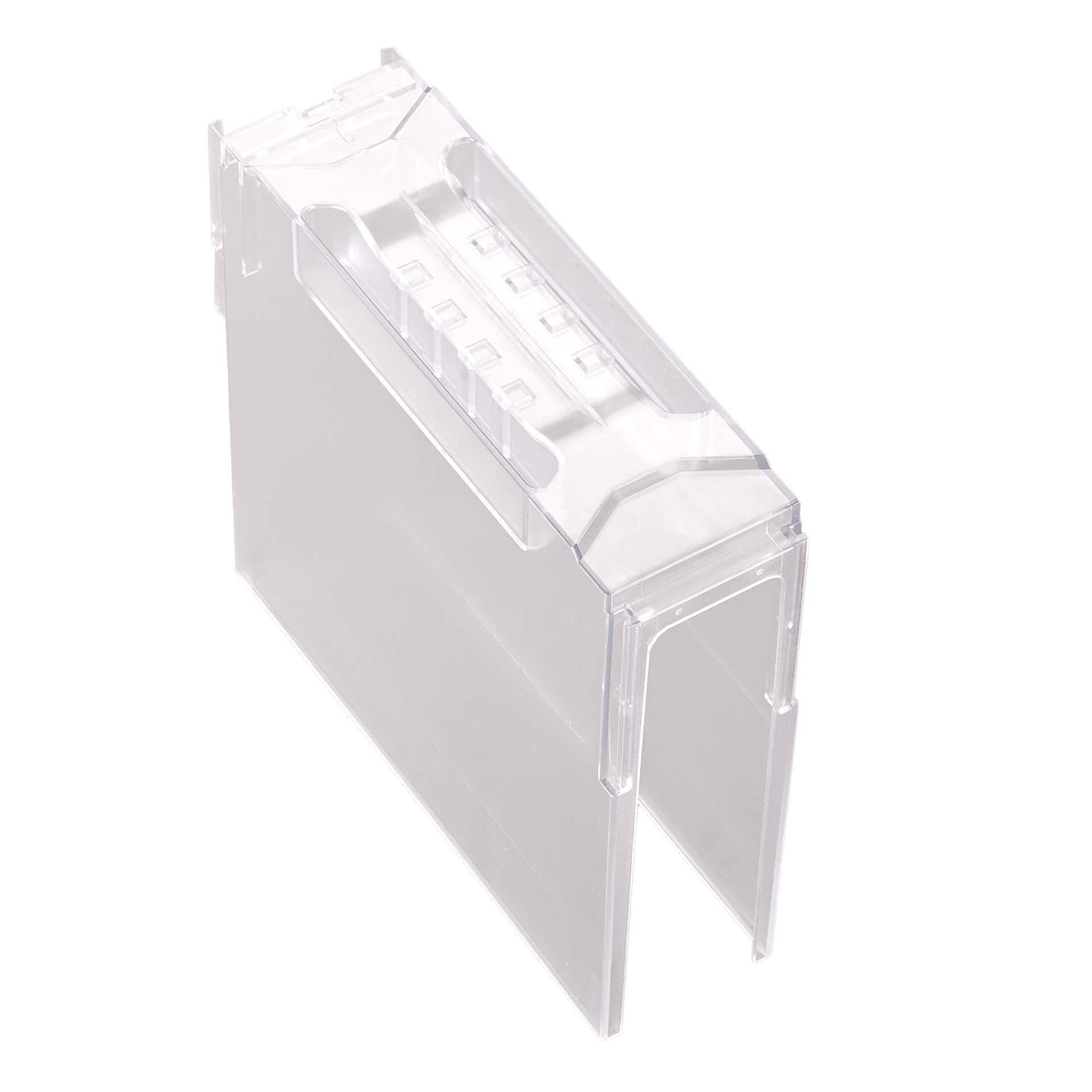 Connection compartment cover, flat version, bottom outlet, for size 00 Connection compartment cover, flat version, bottom outlet, for size 00