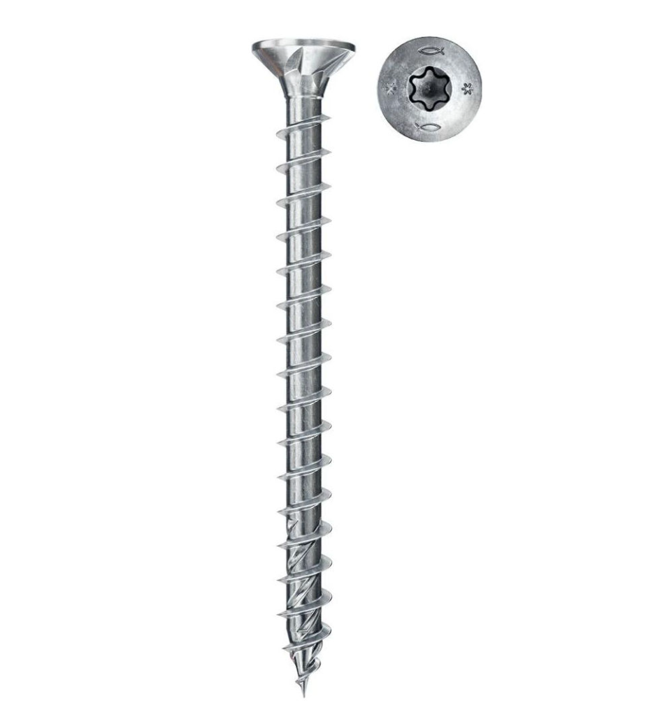 Power-Fast II Senkkopf-Spanplattenschraube T10, Stahl verzinkt 3x16