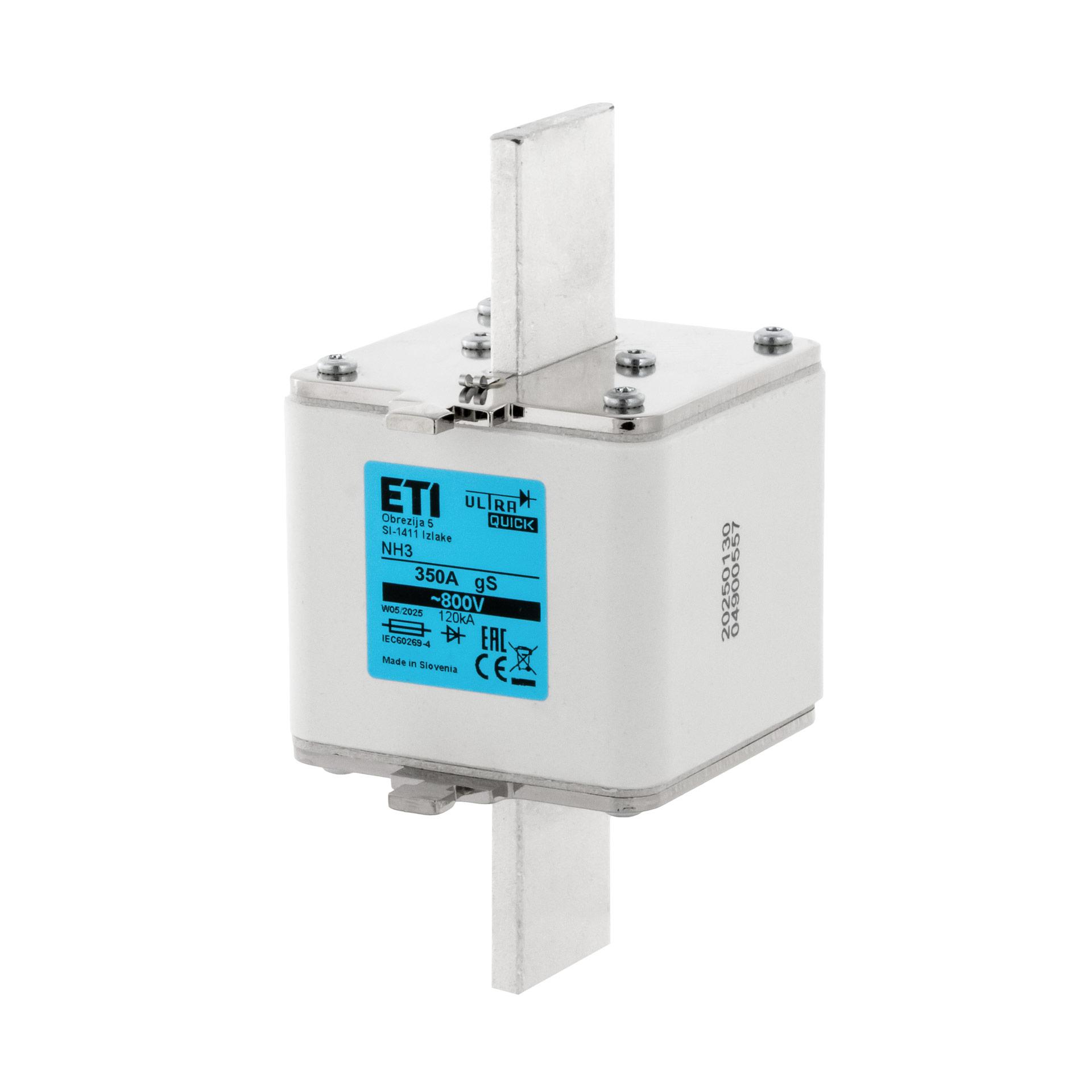 Fusible-semiconducteurs HPC Gr. 3, 350A, Charakteristik gS, 800V