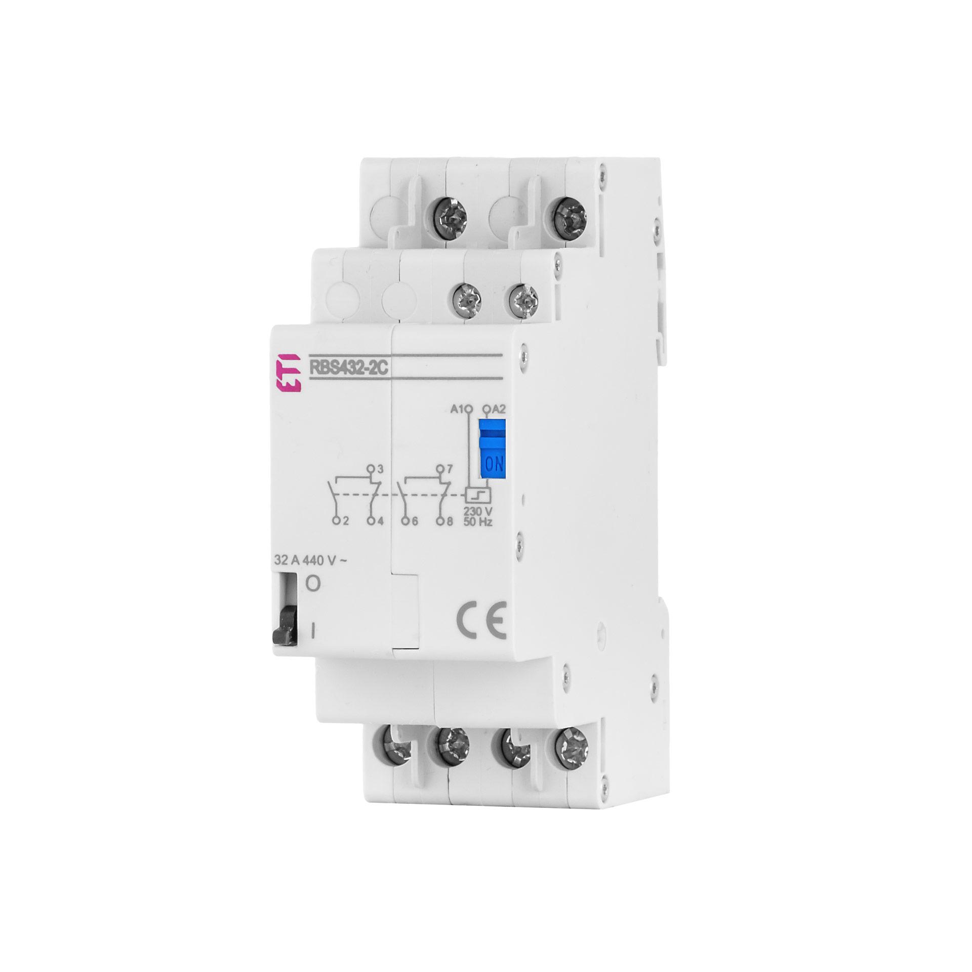 Step switch 2C/2S+2Ö, rated switching current 32A