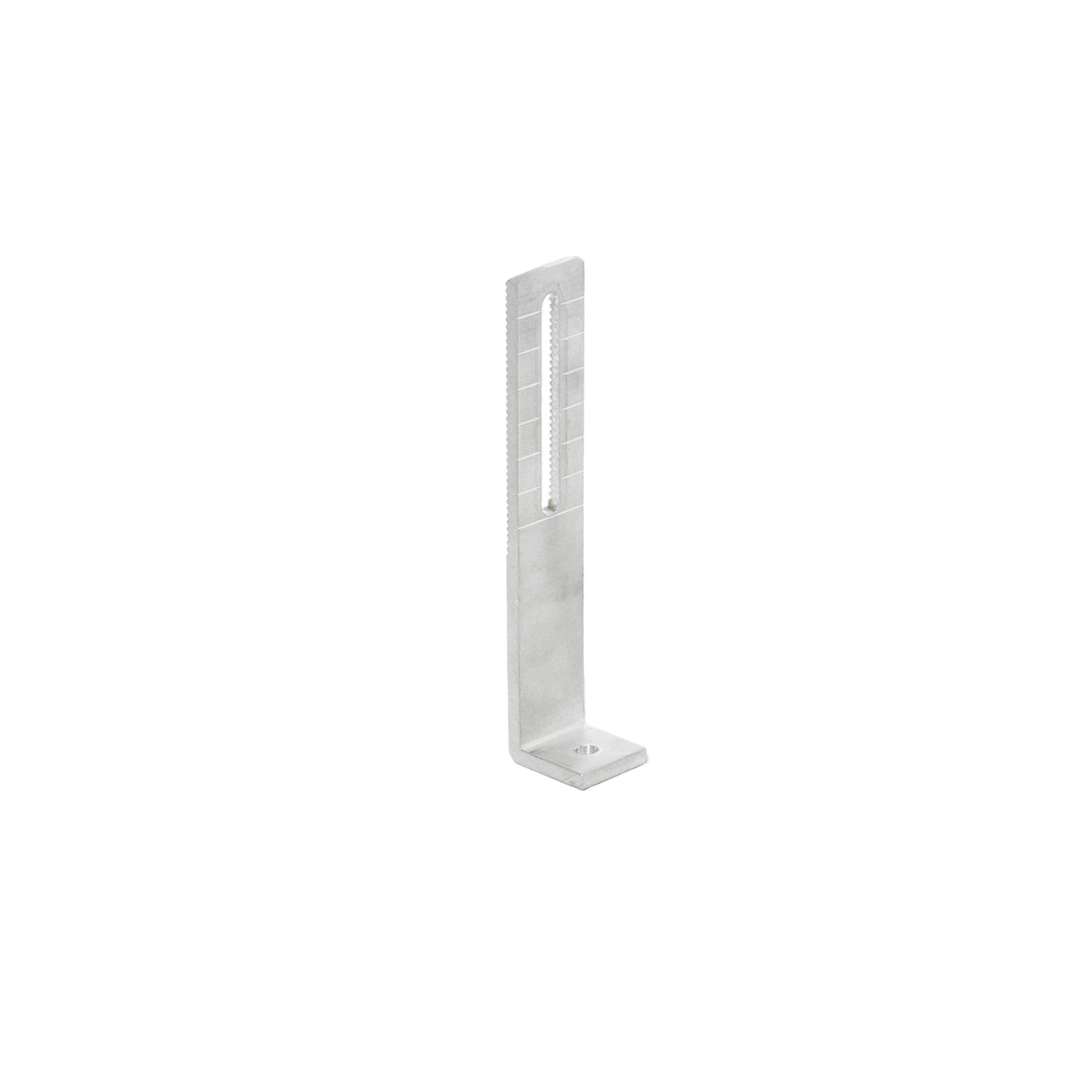 Grid bracket, aluminium, 141 mm length, hole 6.5mm