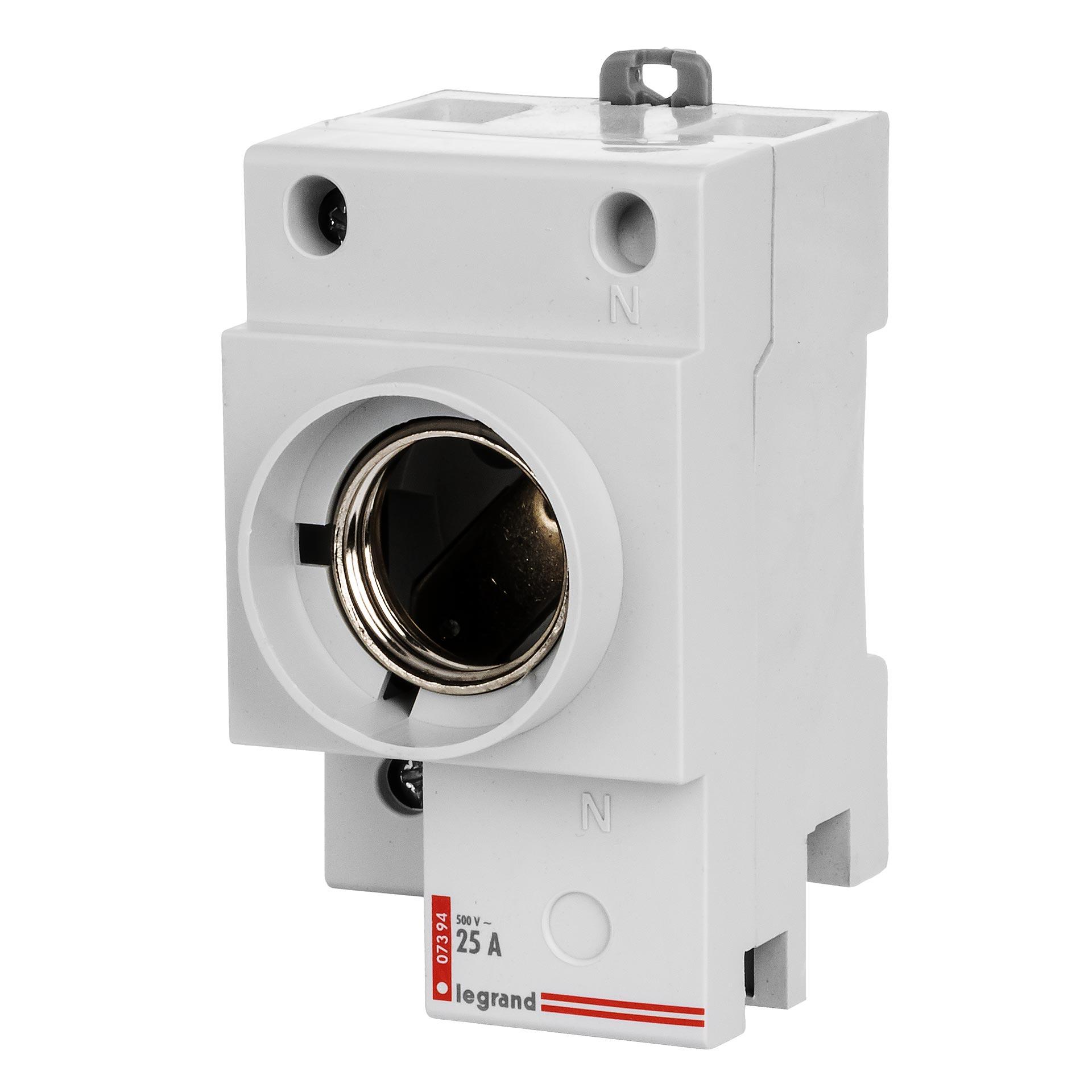 Einbausicherungselement Diazed DII 1L 25A rund