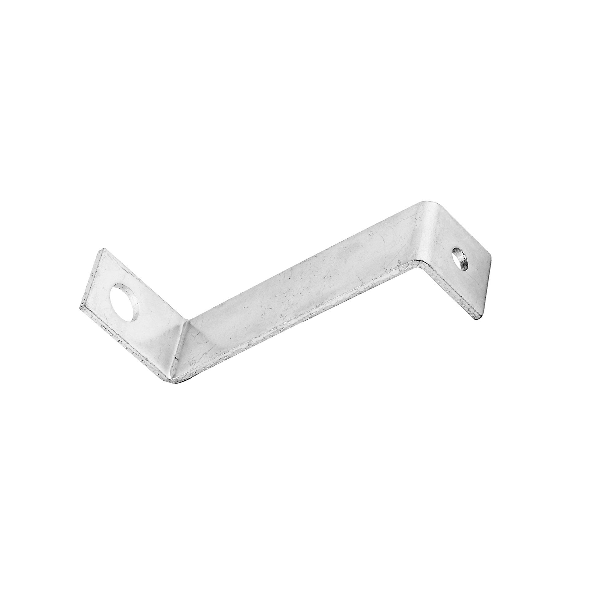 Connecting bracket Z-shape 100mm, Ø 6.5mm / Ø 12.5mm, 30x100x40mm