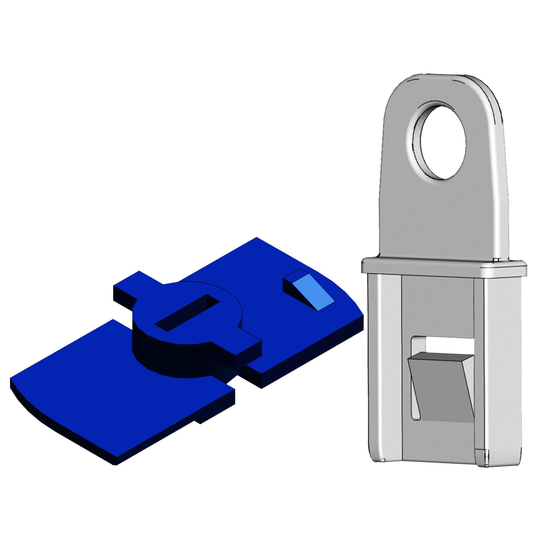 Unité de verrouillage ASV-KETO-00123, avec cadenas jusqu’à Ø6 mm, tailles 00–3 Unité de verrouillage ASV-KETO-00123, avec cadenas jusqu’à Ø6 mm, tailles 00–3