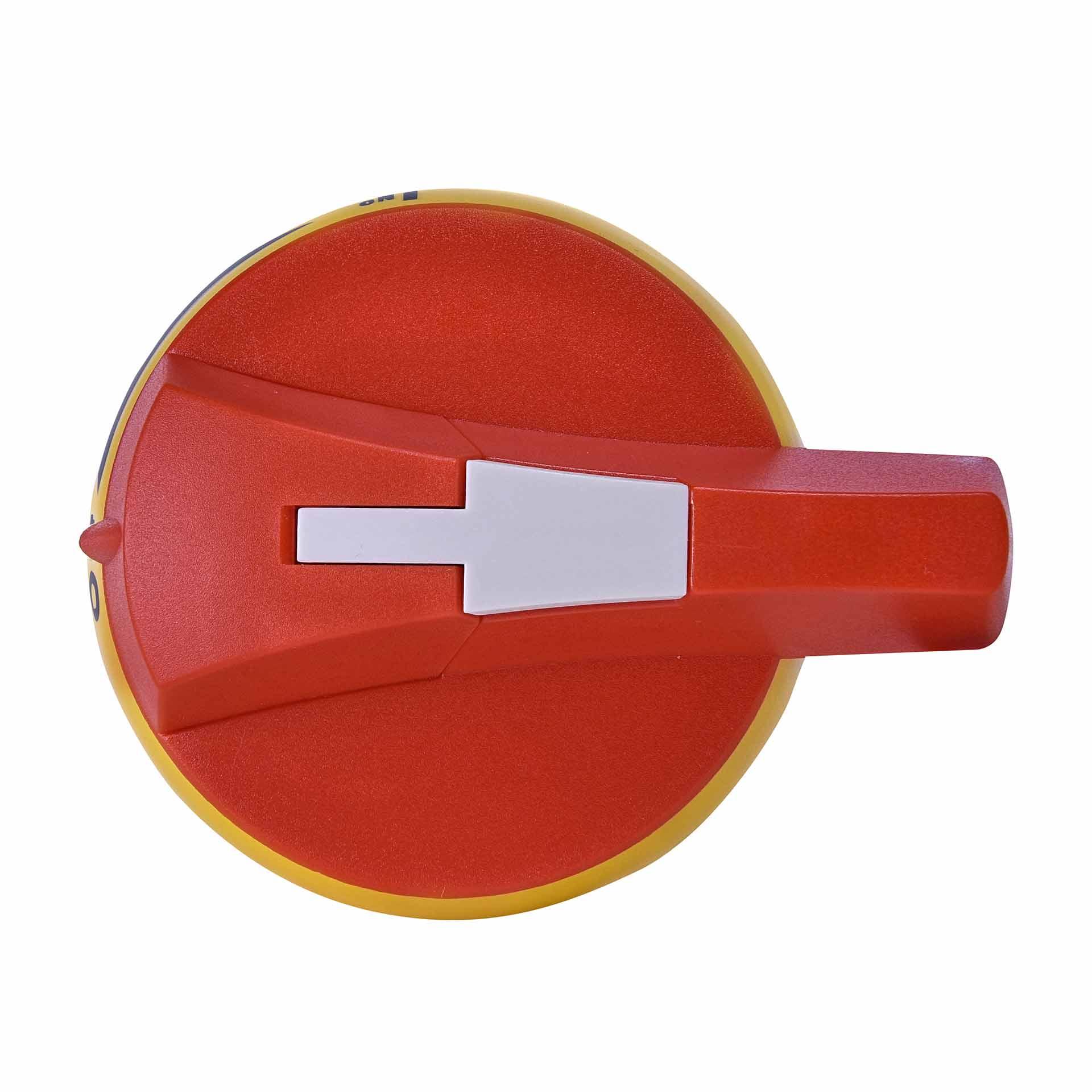 Indirect switch lever for mounting on the door for switch-disconnectors 100A to 125A, red (without shaft)