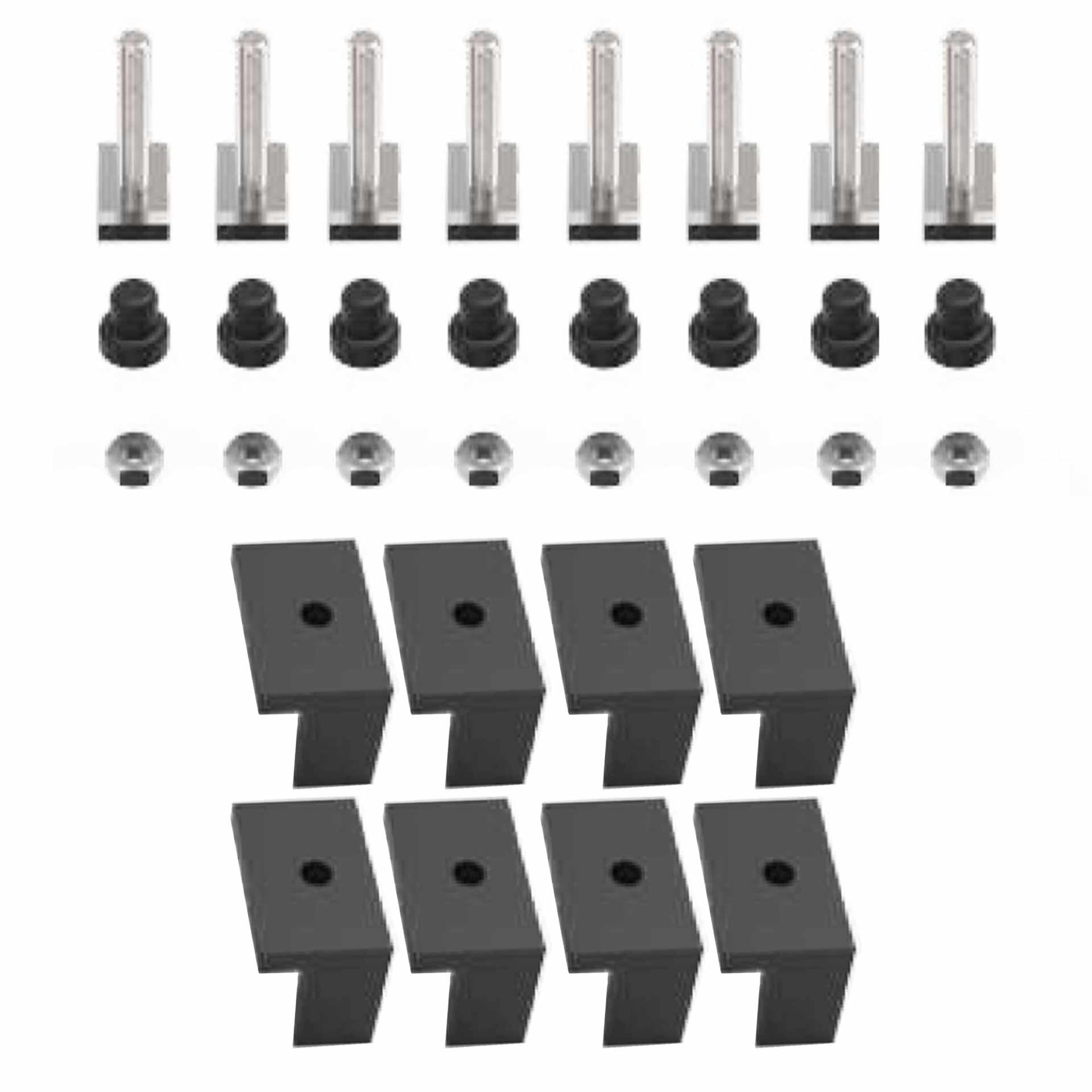 Entretoise isolée « Forme L » FLT pour canal d'isolation FLT, set de 8 pcs. Entretoise isolée « Forme L » FLT pour canal d'isolation FLT, set de 8 pcs.