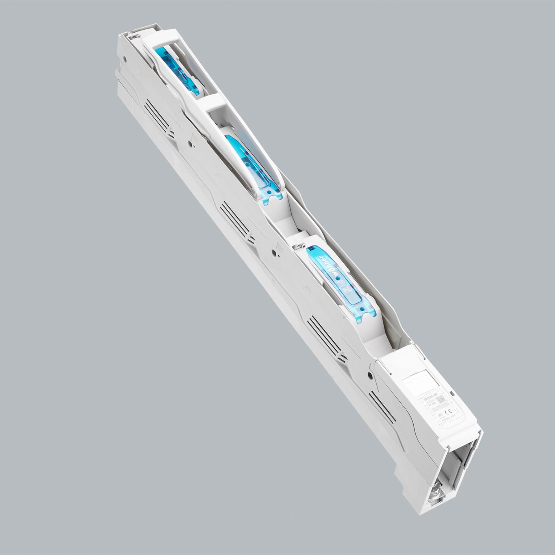 NH fuse-switch disconnectors size 00, 3P, 185mm, RK (3-pole switchable) flat design