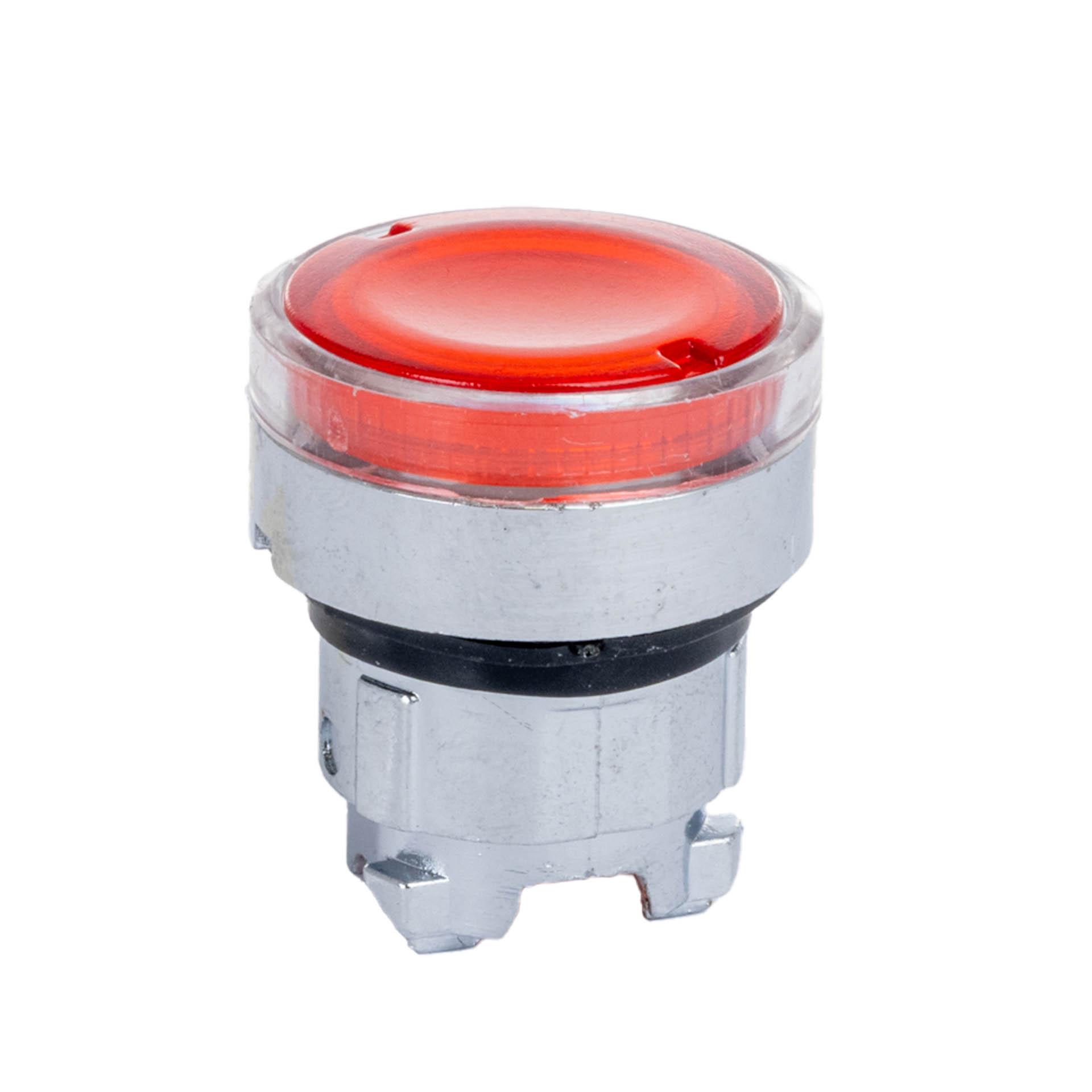 Leuchtdrucktasterkopf rot, Ø 22.5mm
