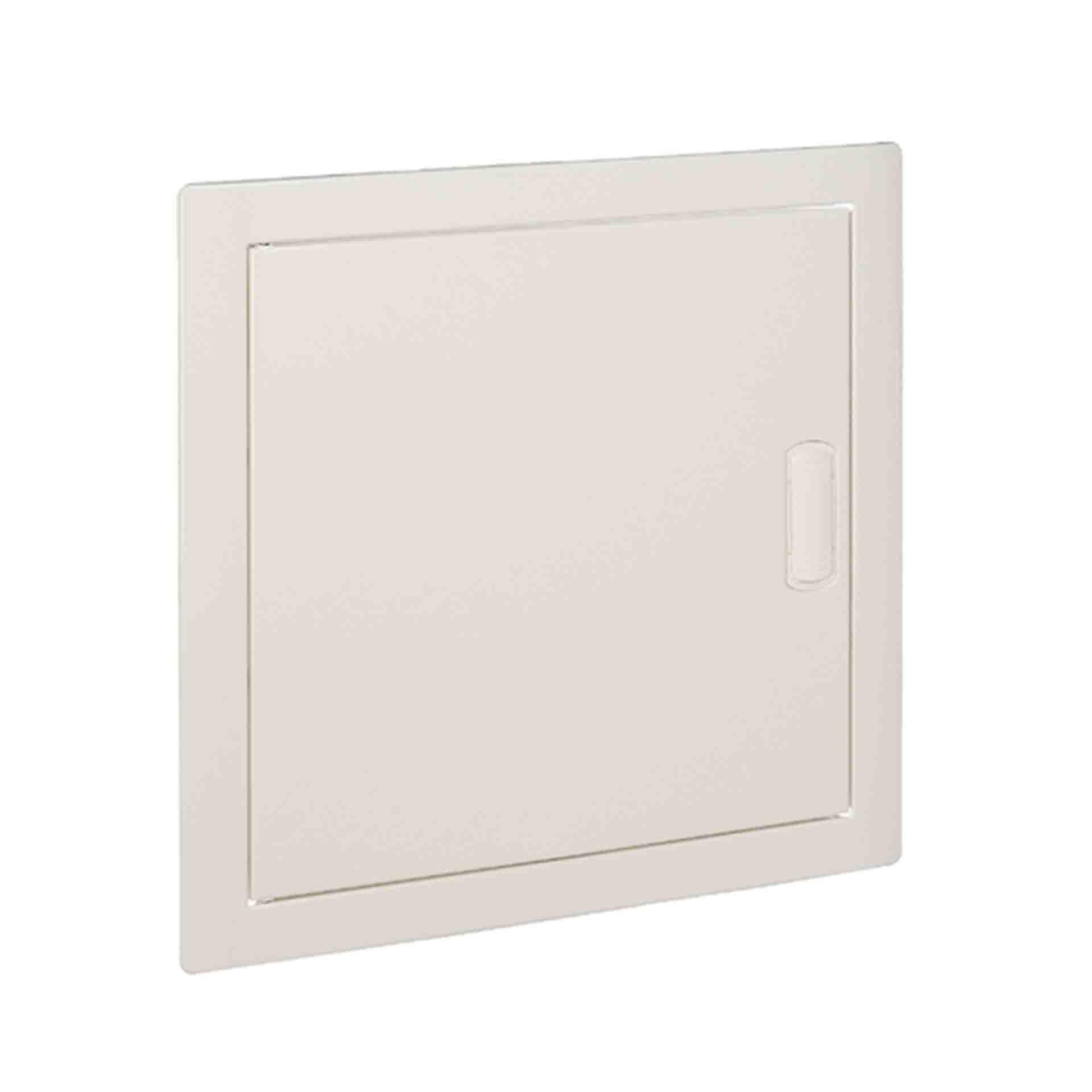 Sportello di ricambio in metallo per distributore da incasso, 1 fila, bianco RAL 9010, 325x350 mm