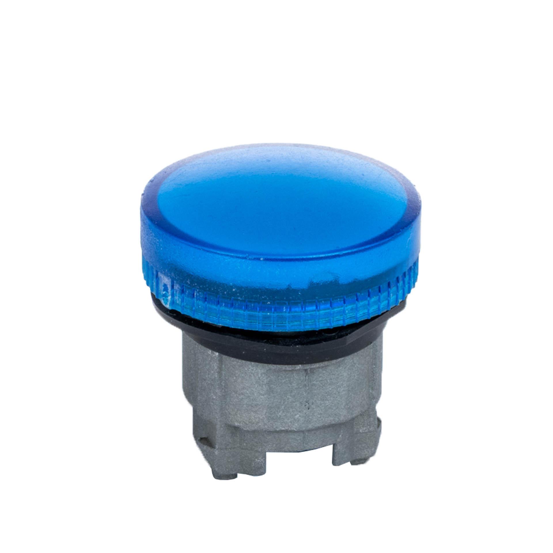 Kopf zu Signallampe blau, Ø 22.5mm