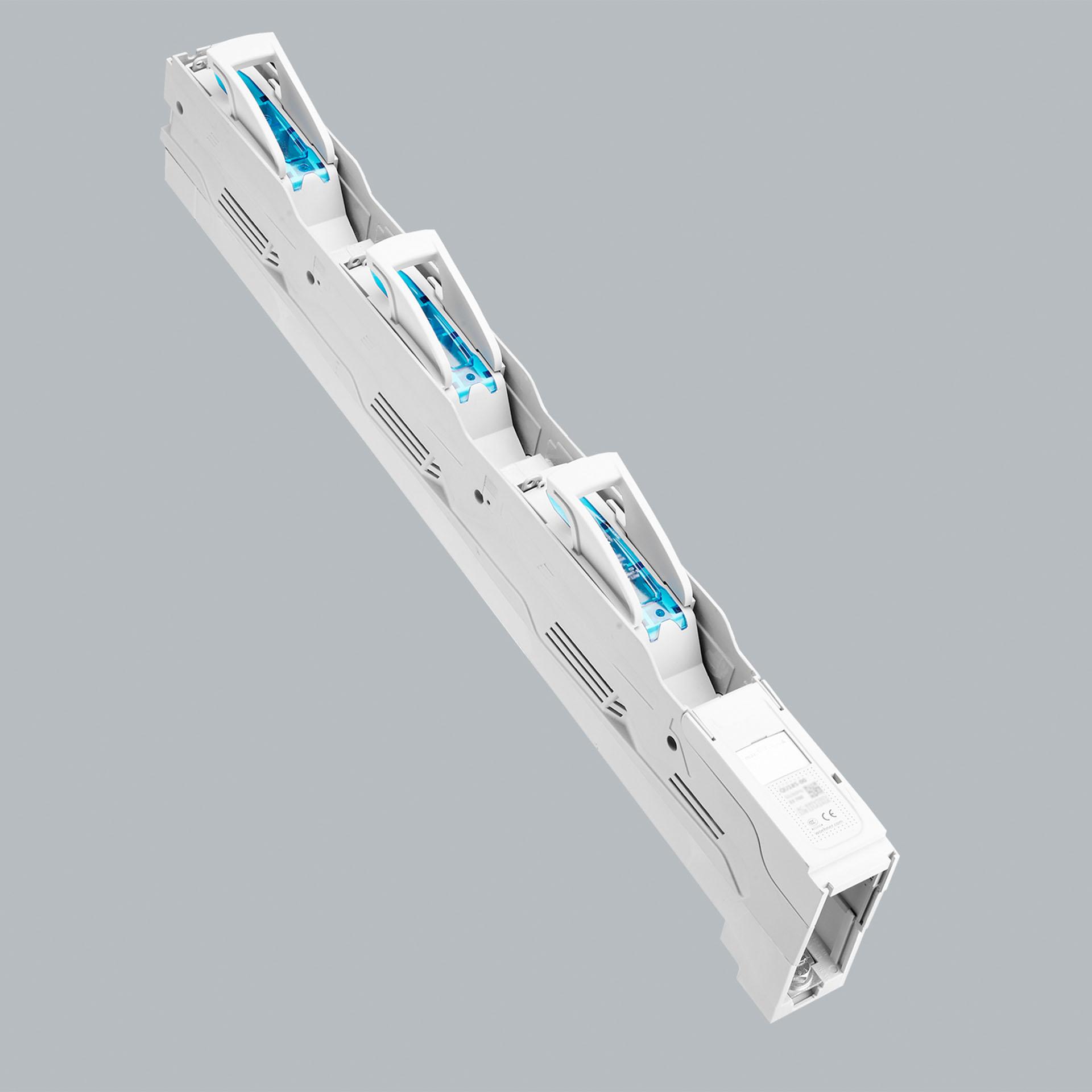 NH fuse-switch disconnectors size 00, 3P,185mm, RK (1-pole switchable) flat design