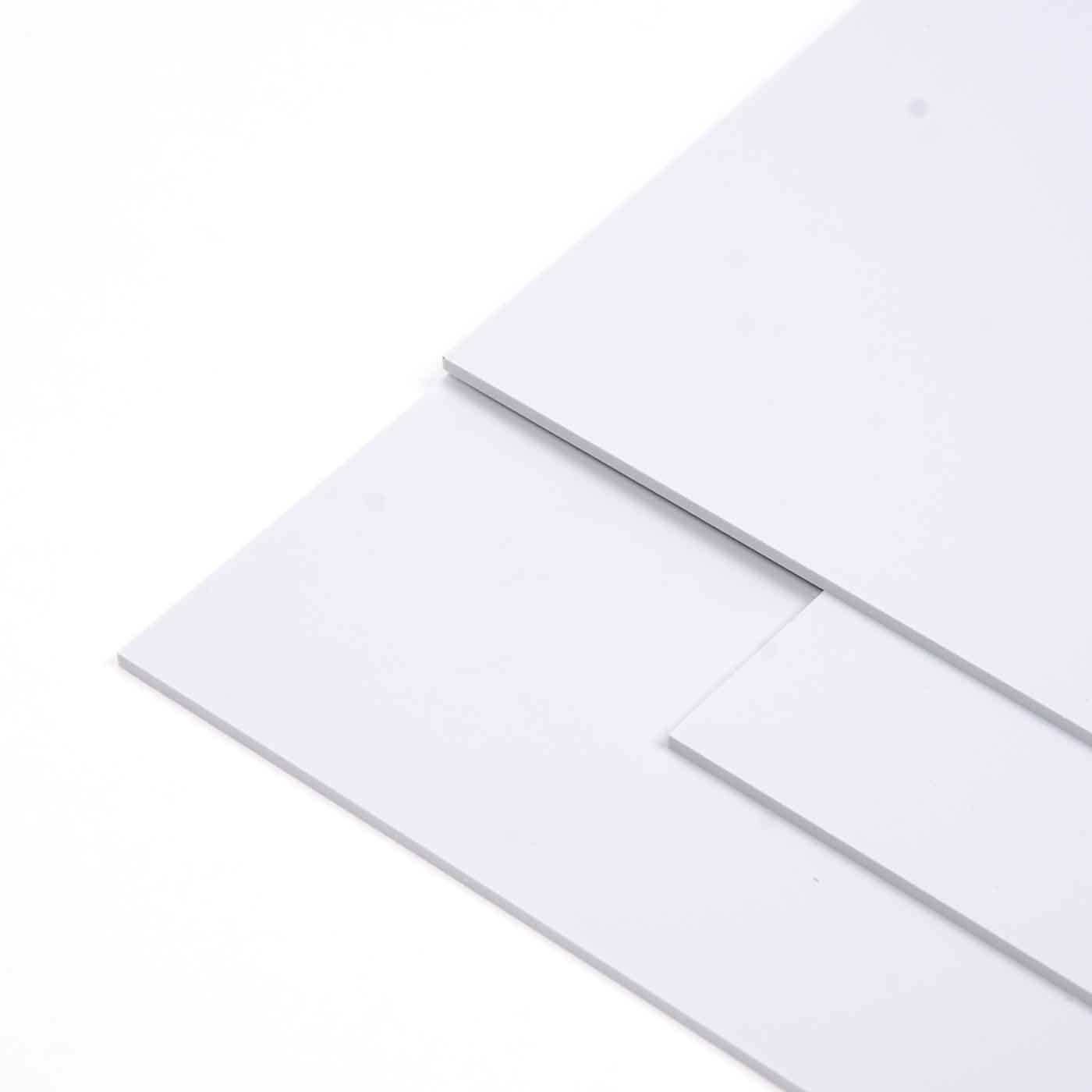 Plaque de recouvrement rectangulaire, 250x400mm, polystyrène 7035 gris clair, sans halogène