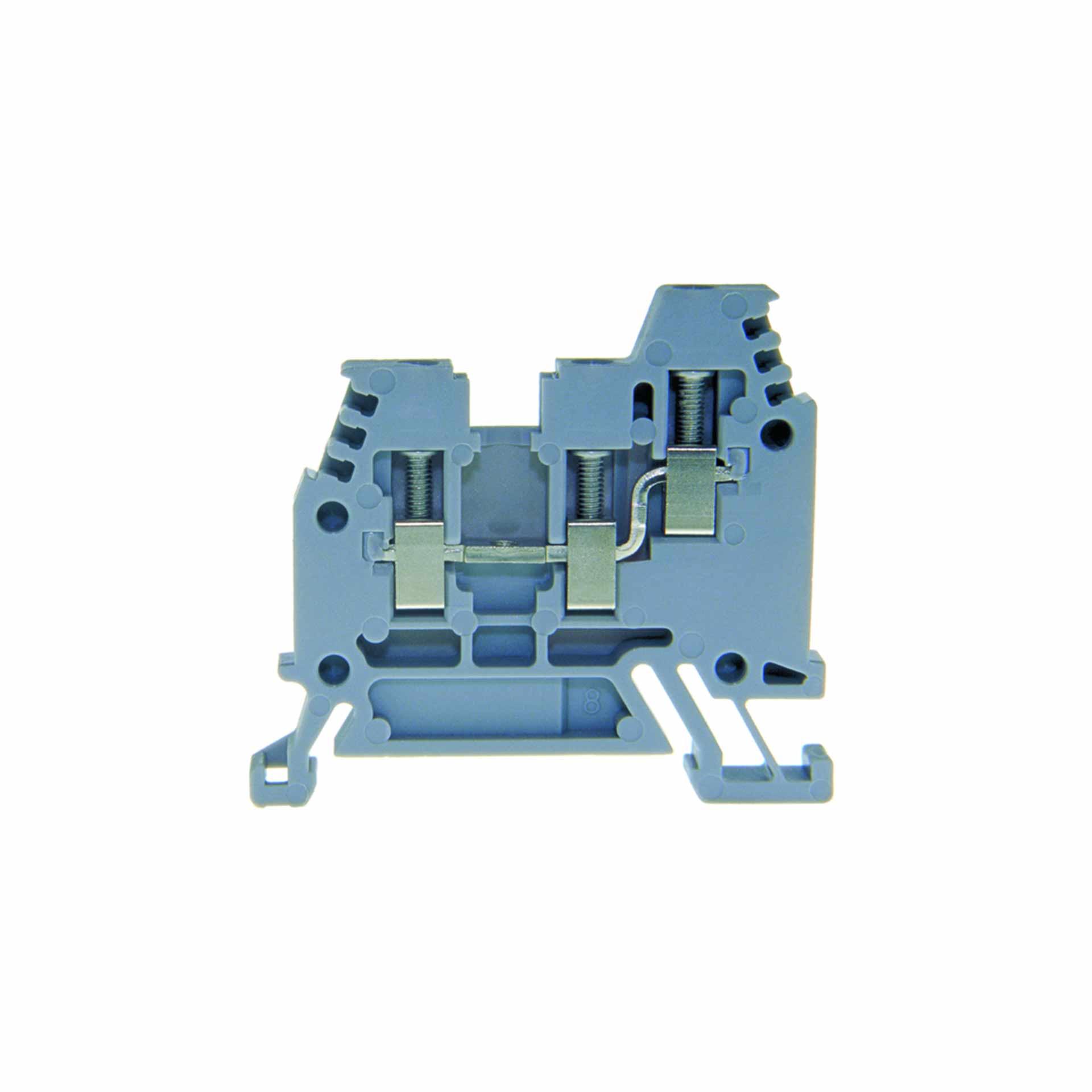 Morsetto a Y DIN35 2,5 mm², 3 conduttori, grigio