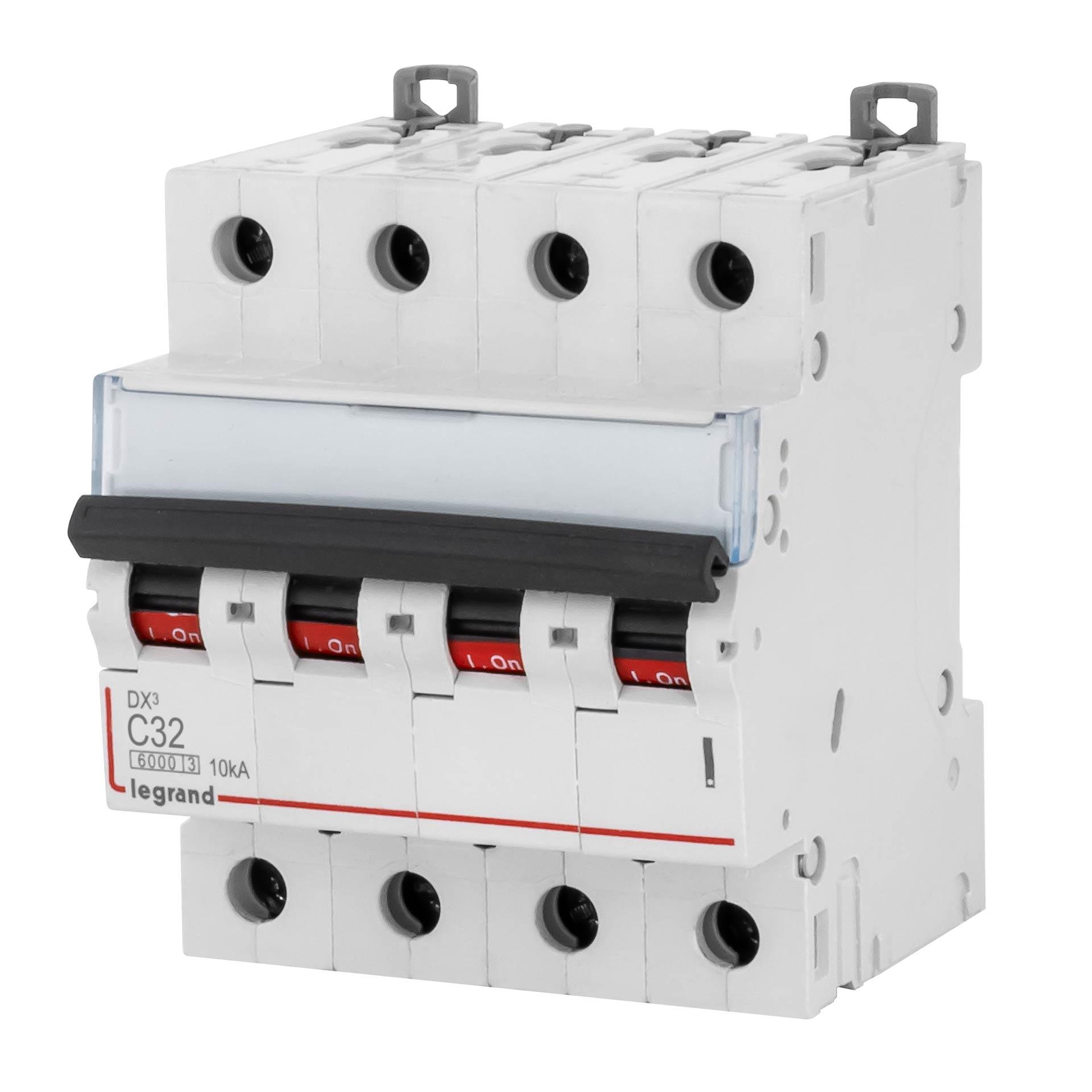 Leitungsschutzschalter Standard 4P, Charakteristik C / 32A, 6kA