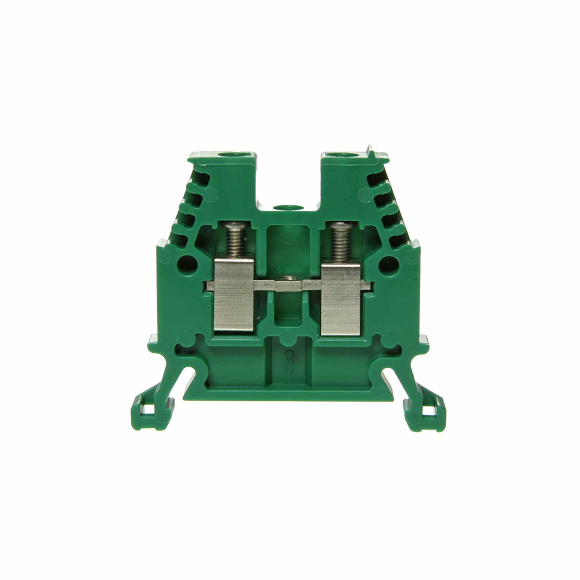 Terminal block DIN35 4mm², 2-wire, green