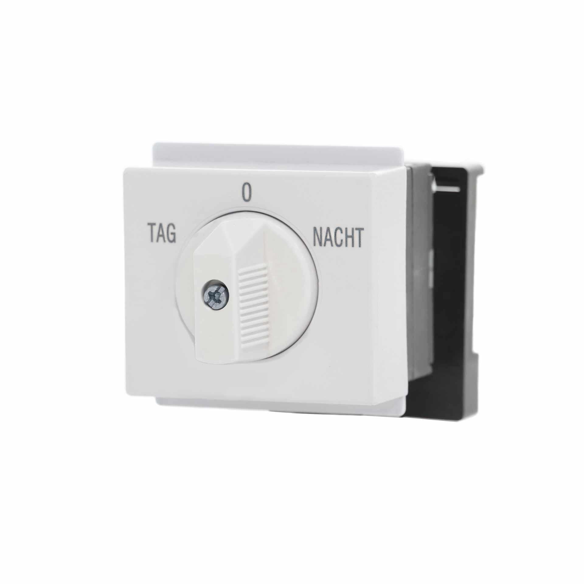 Control switch / changeover switch, TAG-0-NACHT 1P 16A, for DIN rail mounting