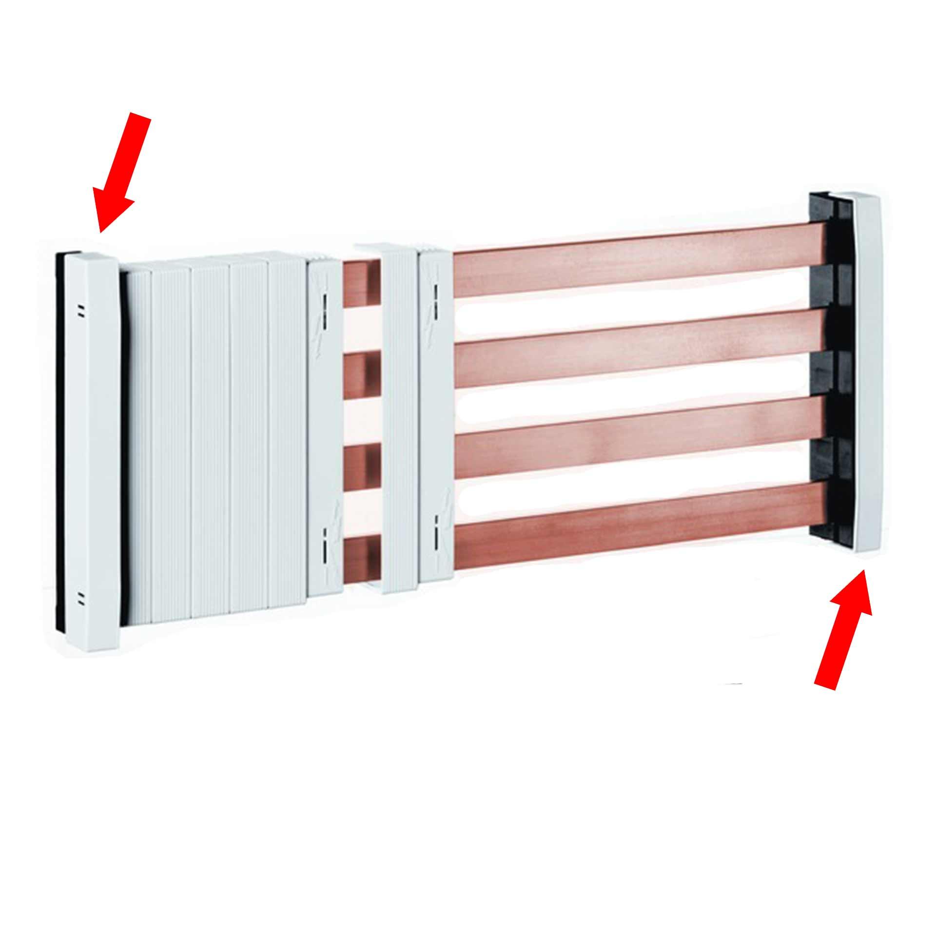 Side cover for busbar supports 4P, A-SST-60/4 