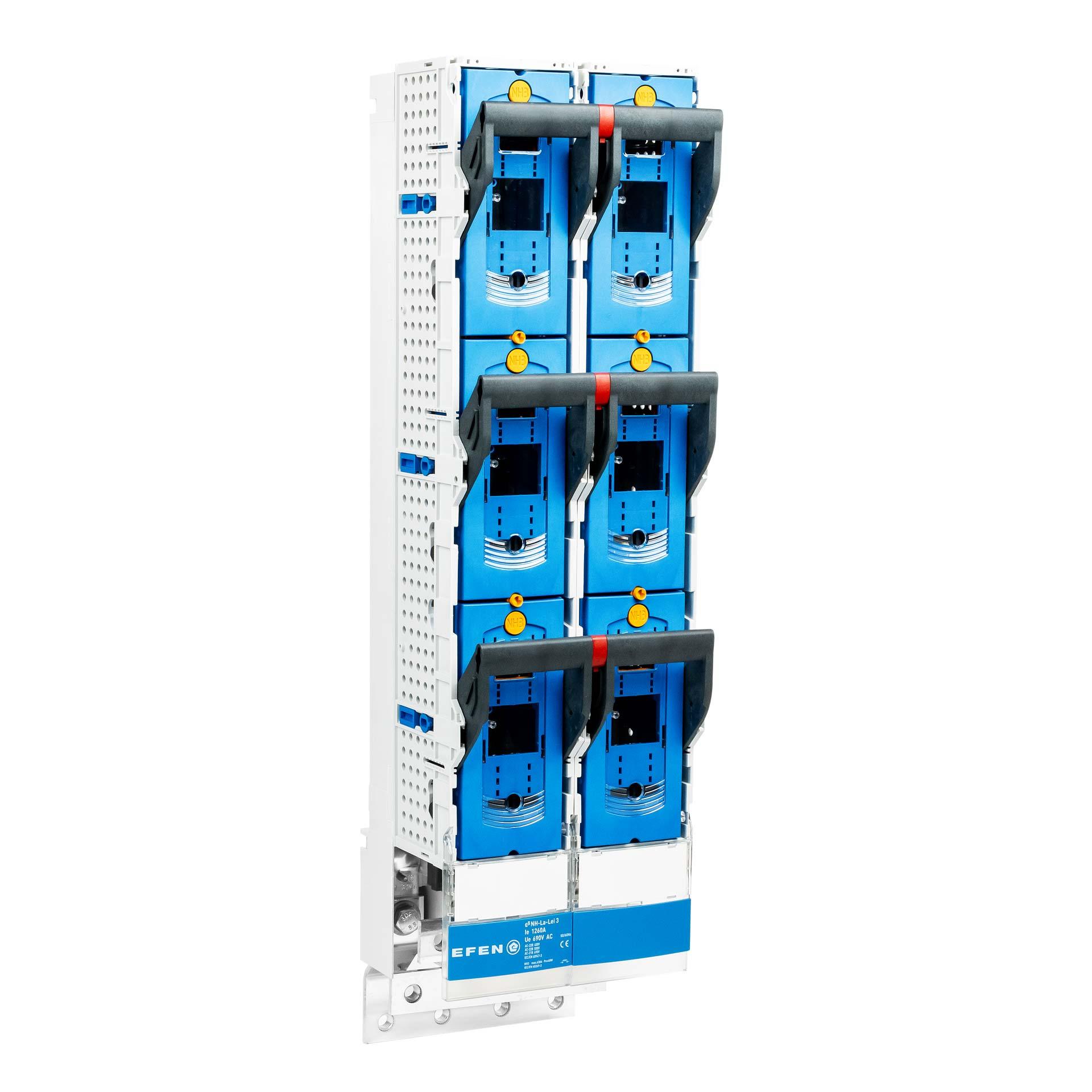 NH fuse-switch disconnectors size 3, 3P, 185mm, M12 (1-pole switchable) 1260A,double switch disconnector,U6
