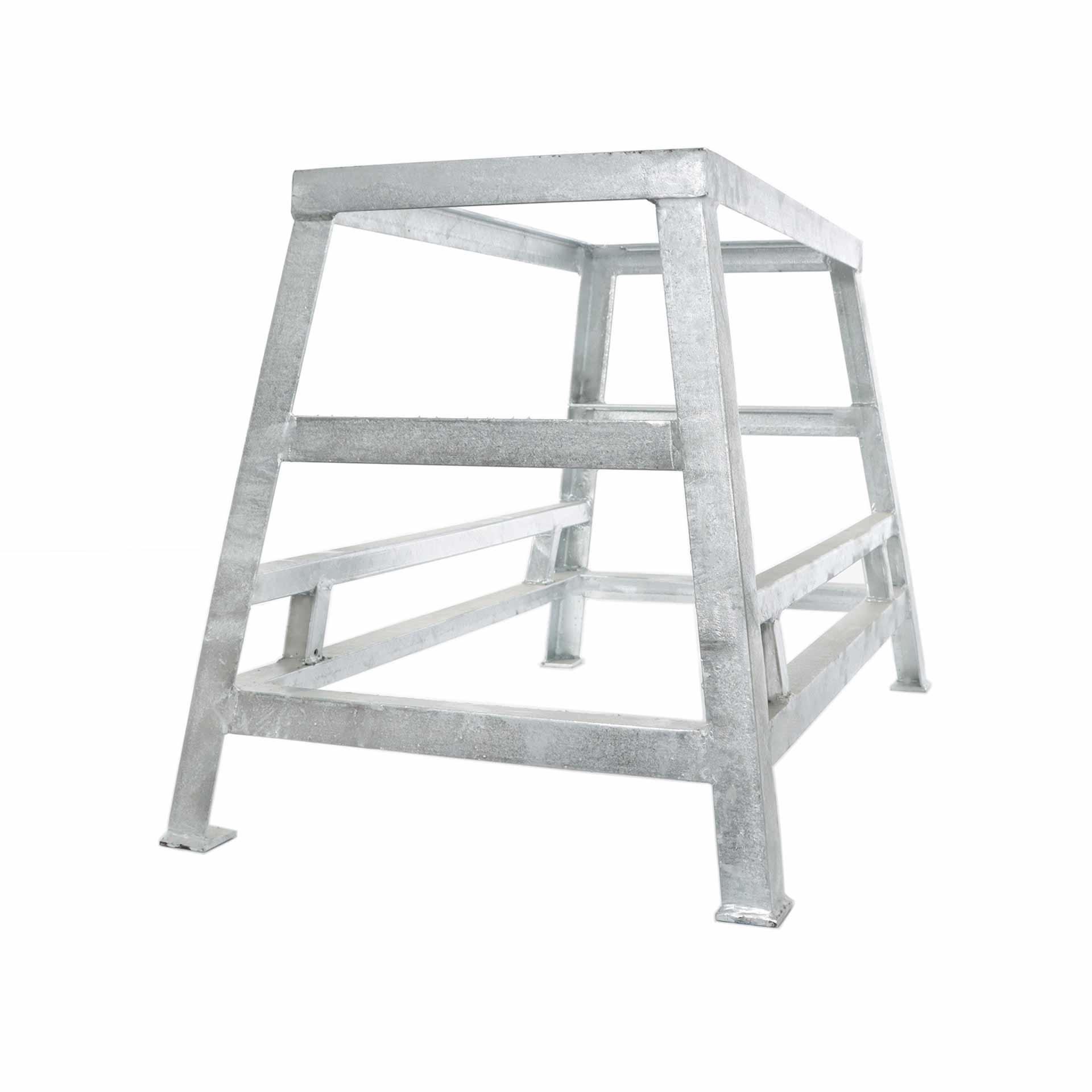 Hot-dip galvanised base frame, 800x380x600mm WxDxH, can be operated with pallet truck