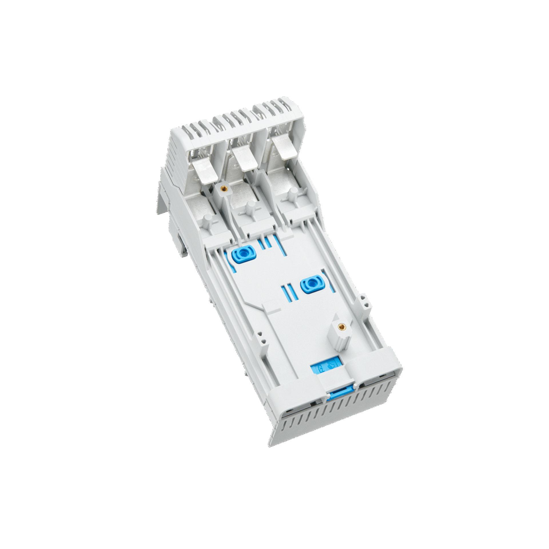 3P adaptateur pour jeux de barres 160A, raccordem.en haut ou en bas, 92x200mm