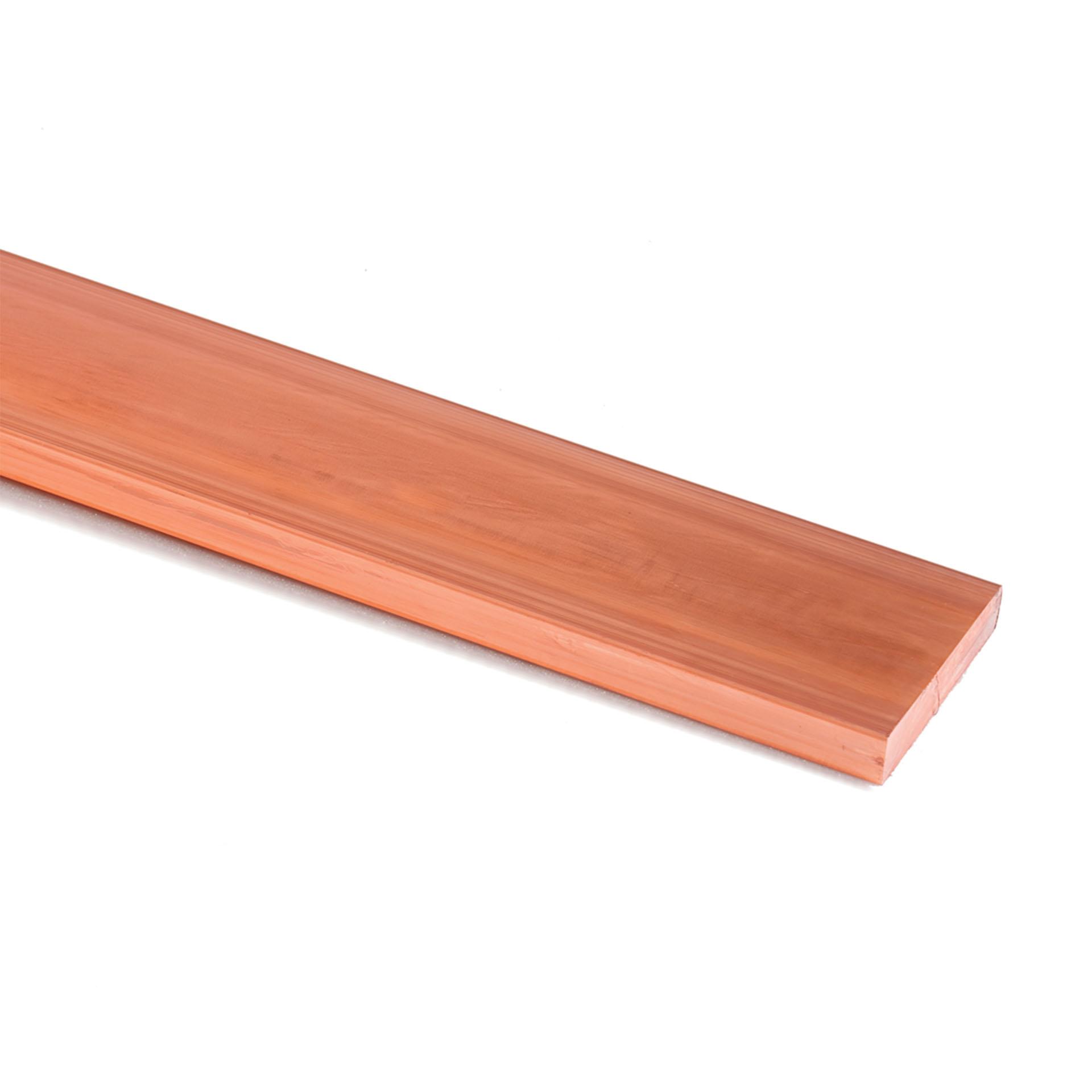 Flat copper 10x3mm (with rounded edges) 2 metres, suitable for uniway