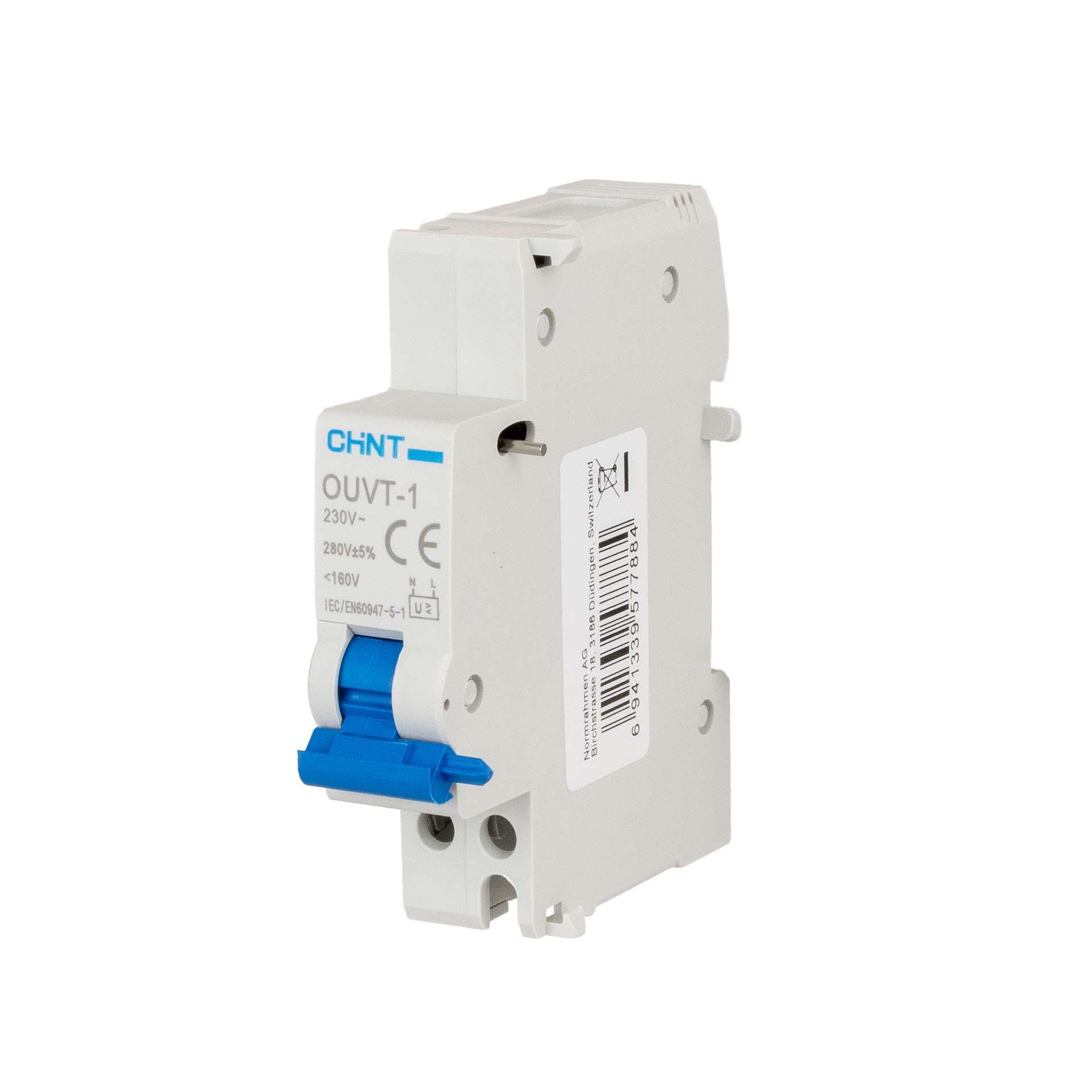 Chint Déclencheur surtension/sous-tension - rail DIN (REG), Type OUVT-1