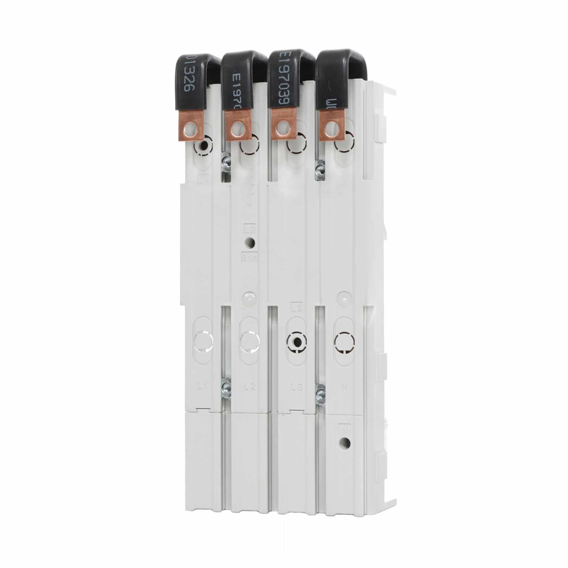 4P busbar adapter 160A, incl. CU lug, for Hager H3+, ABB XT2 
