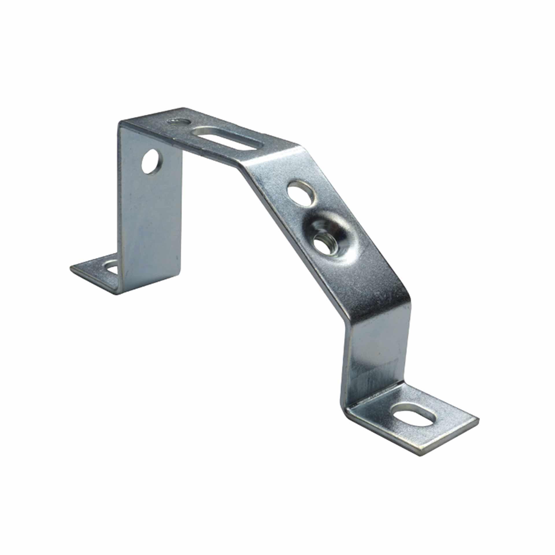 DIN rail bracket 45 degrees with M6 thread, longer version