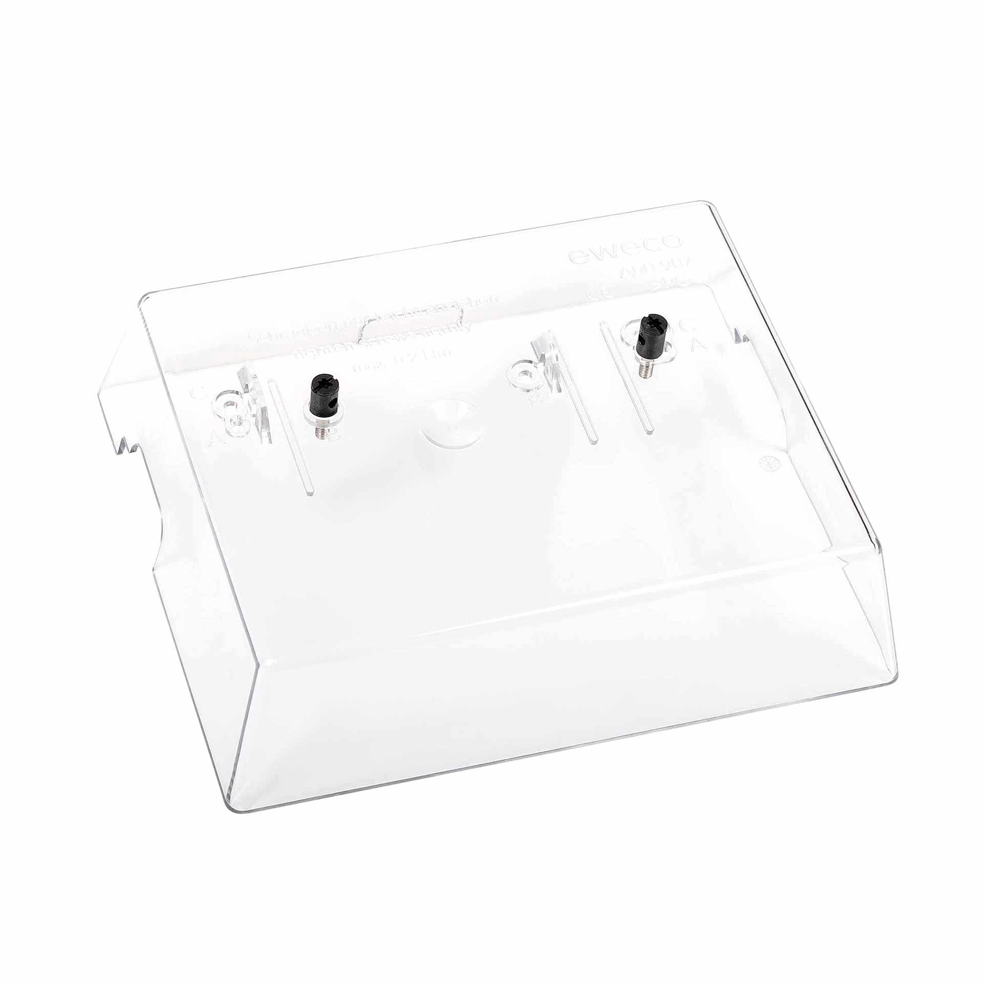 eweco Abdeckhaube plombierbar, kompatibel zu allen eweco, Hager und Seidl Zähleranschlussklemmen eweco Abdeckhaube plombierbar, kompatibel zu allen eweco, Hager und Seidl Zähleranschlussklemmen
