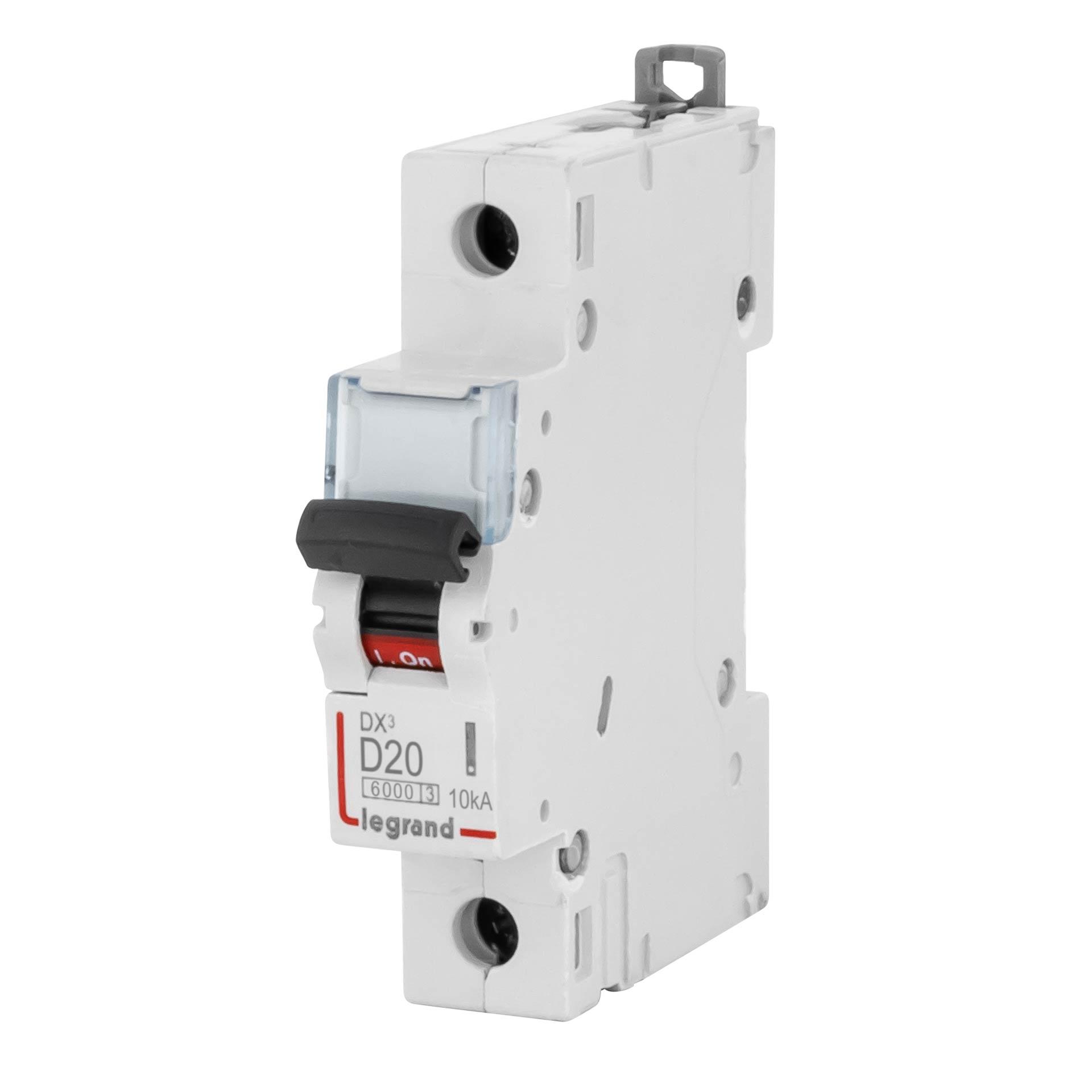 Leitungsschutzschalter Standard 1P, Charakteristik D / 20A, 6kA