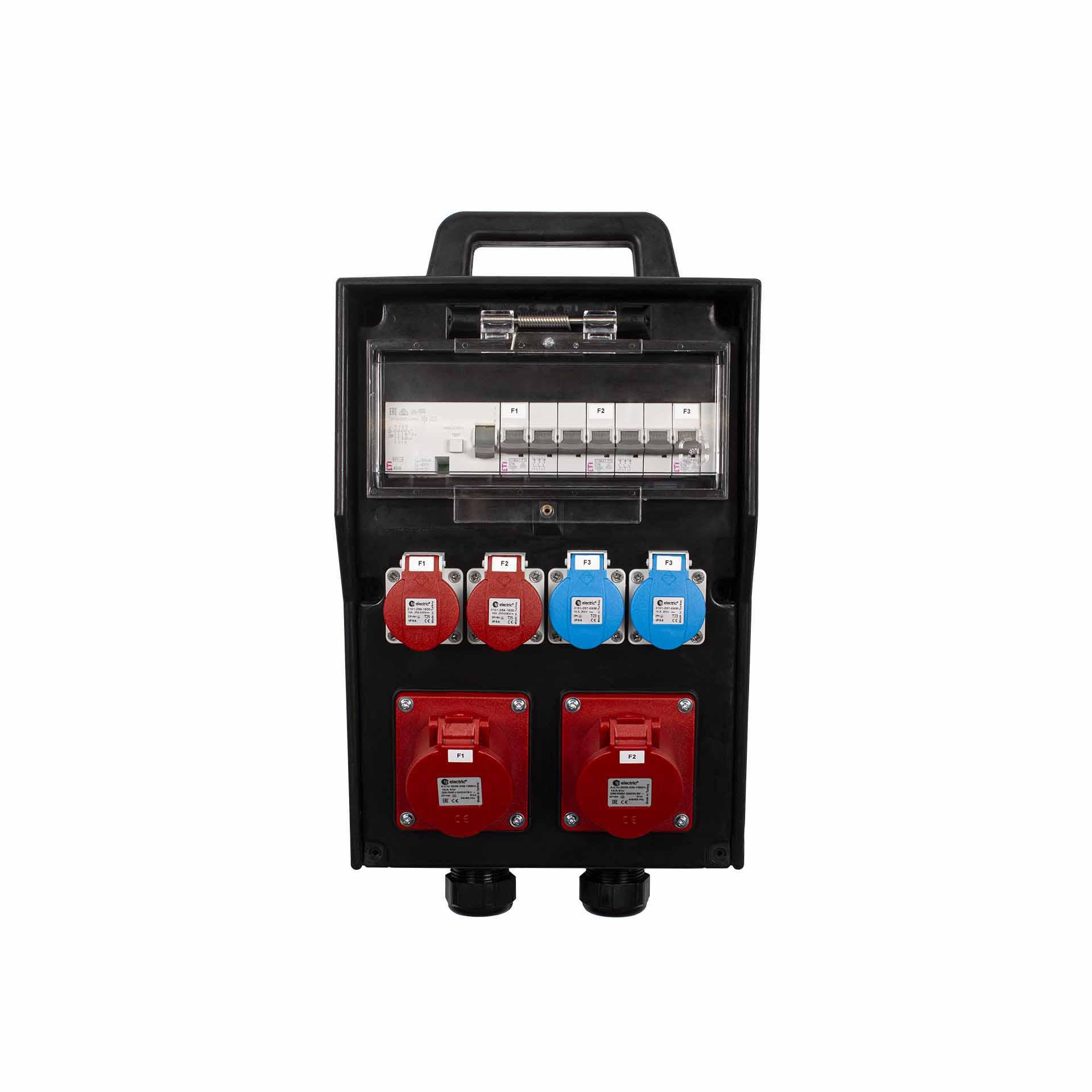 Distributore di corrente in gomma dura 261S-06 40A