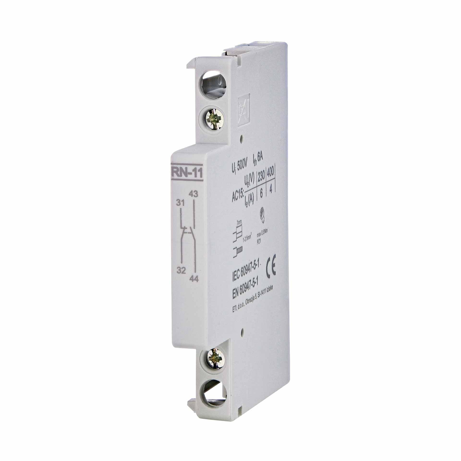 Auxiliary contact for contactors RD, R...R, RD...R, RN-11