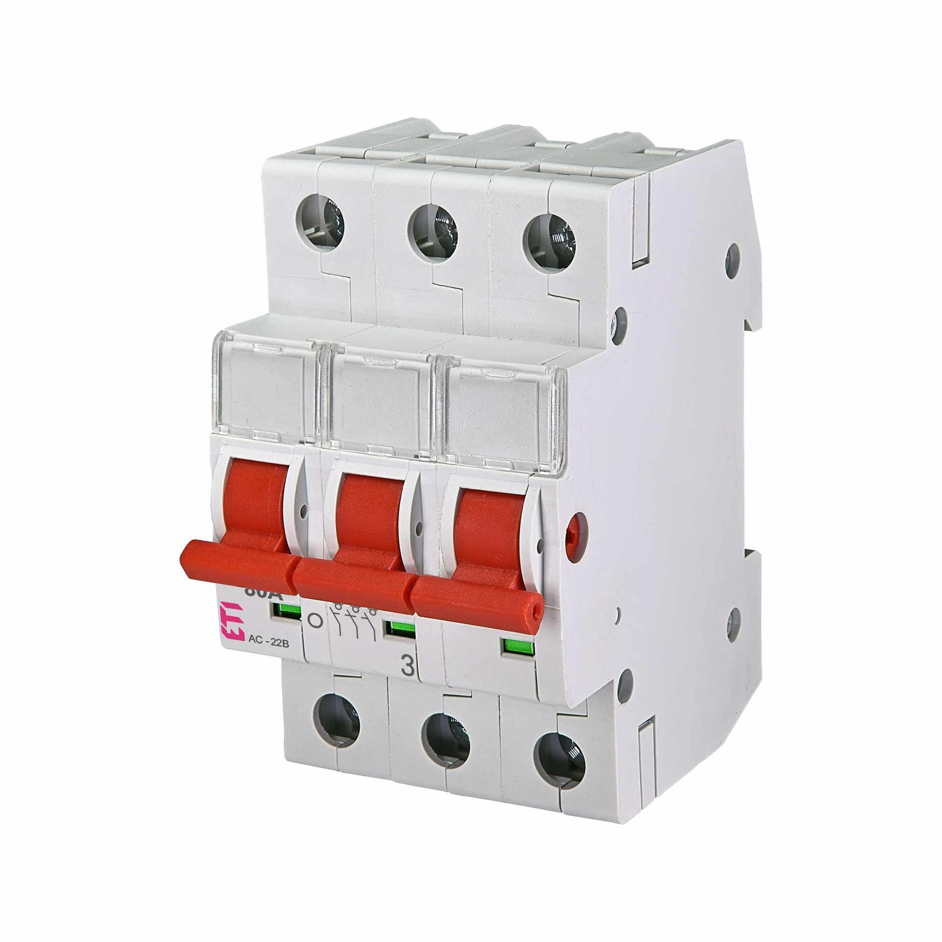 REG Lasttrennschalter 3-polig, 80A, Typ SV 380 REG Lasttrennschalter 3-polig, 80A, Typ SV 380