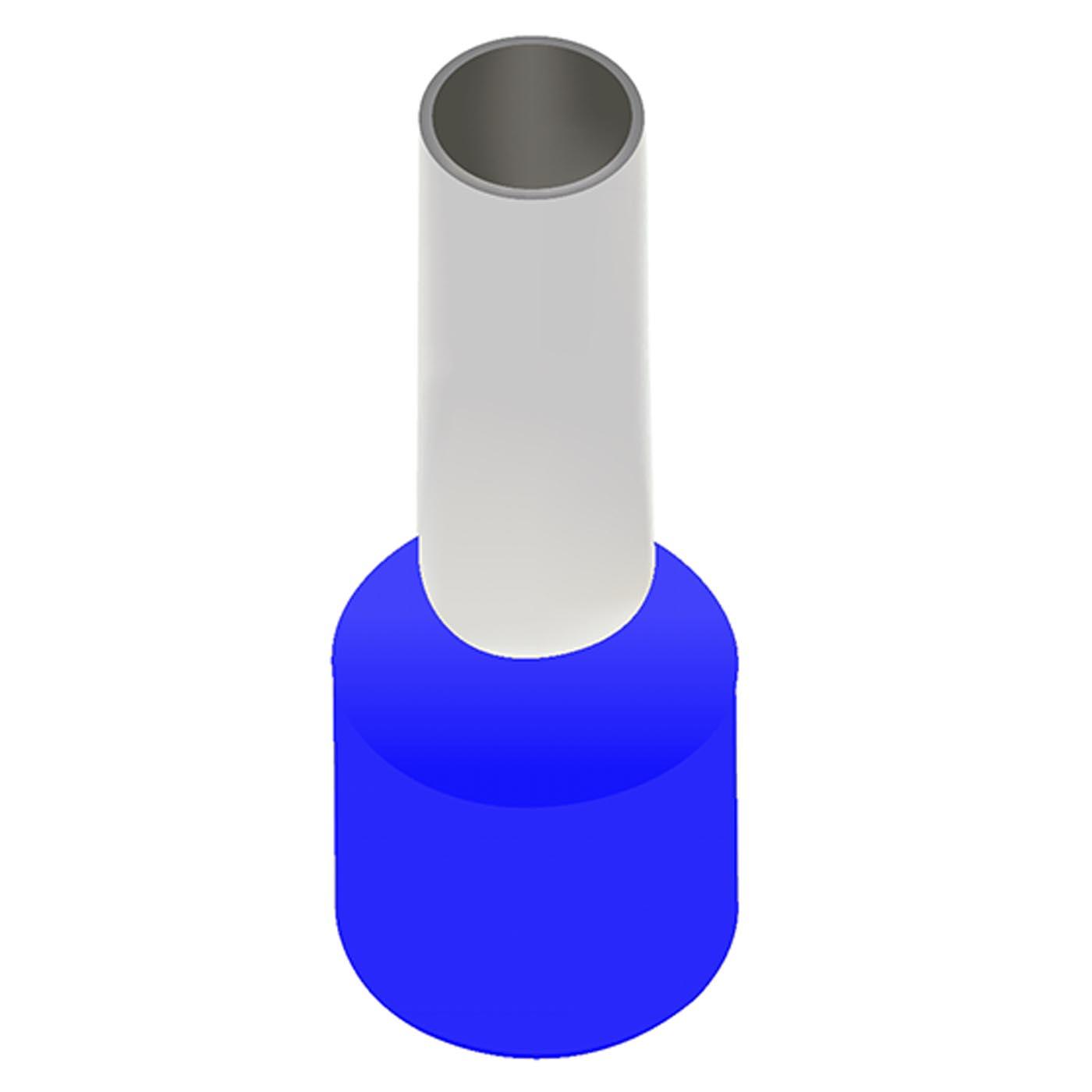 Embouts isolés galvanisés (DIN) bleu/ 16mm² / 12mm